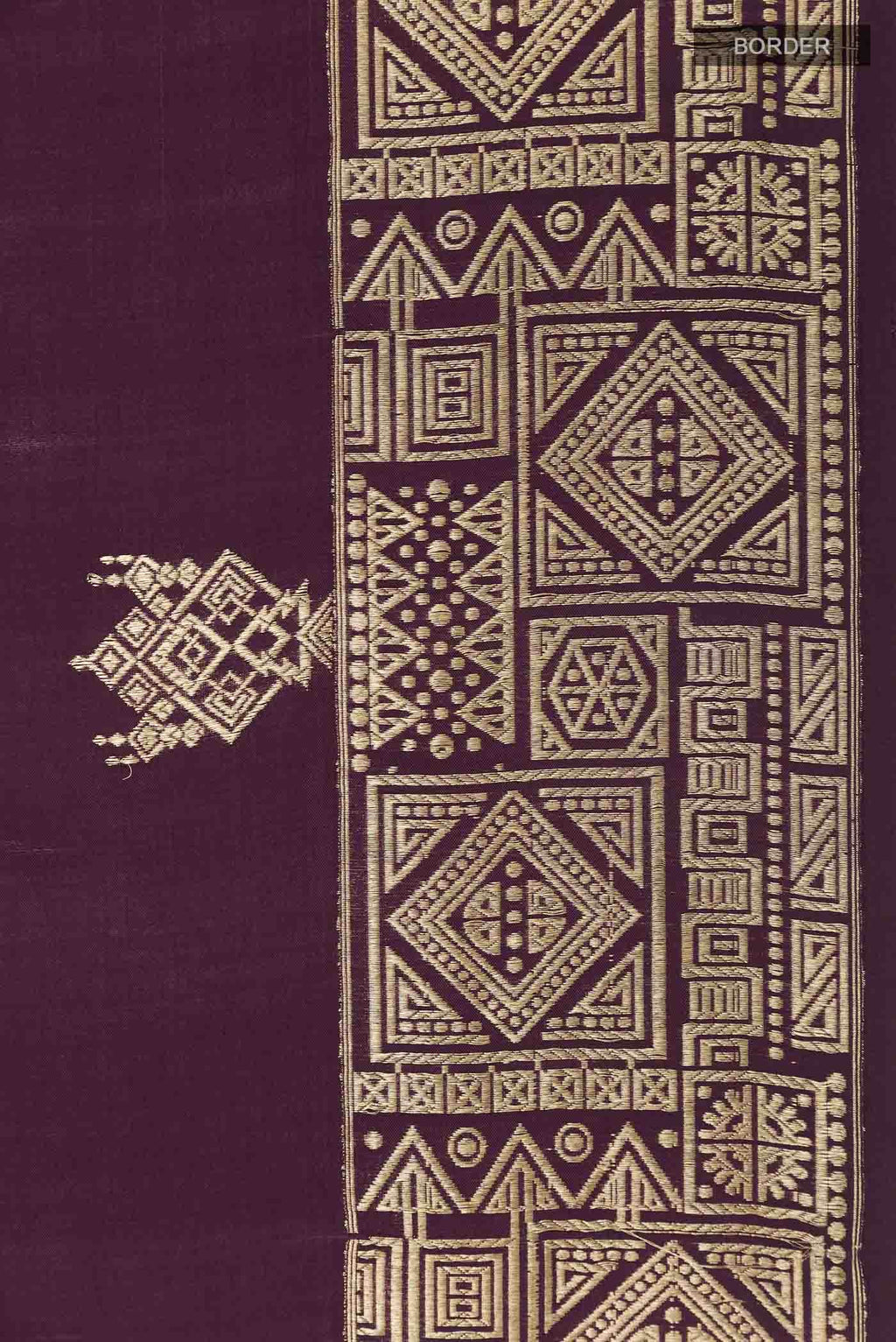Purple Banarasi Silk Saree