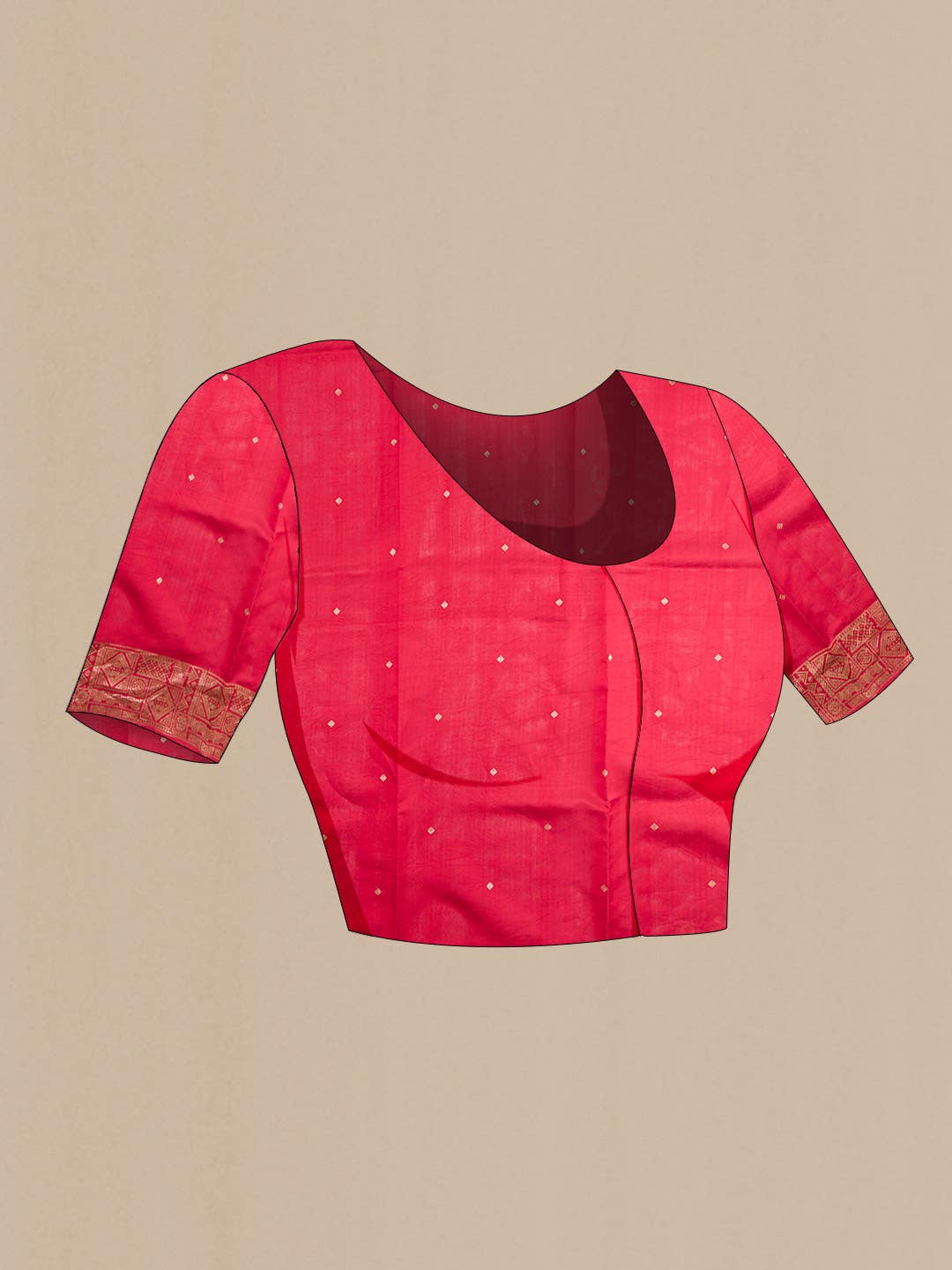 Red Banarasi Silk Saree