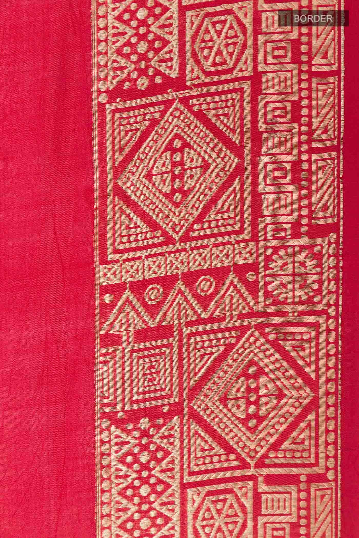 Red Banarasi Silk Saree