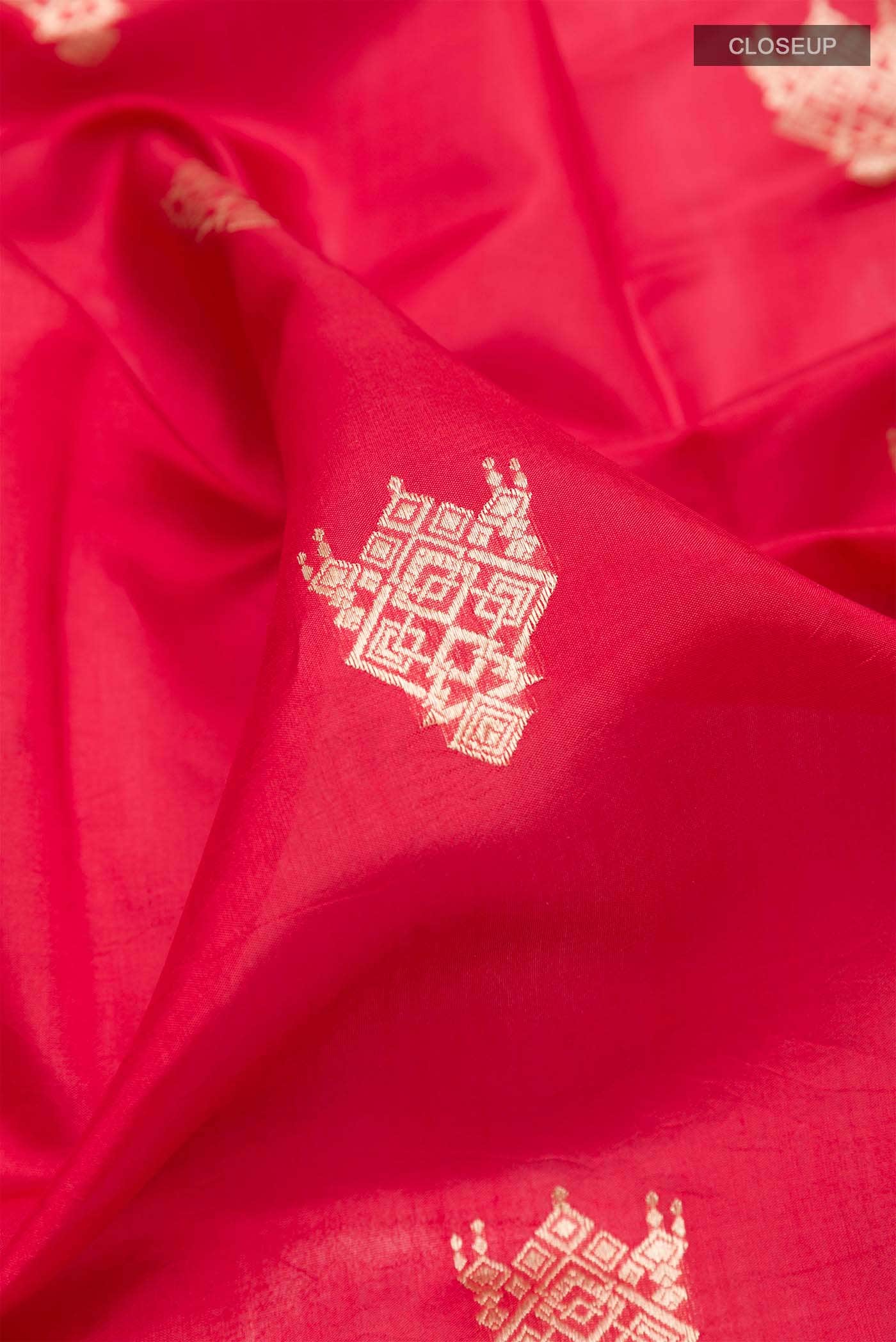 Red Banarasi Silk Saree
