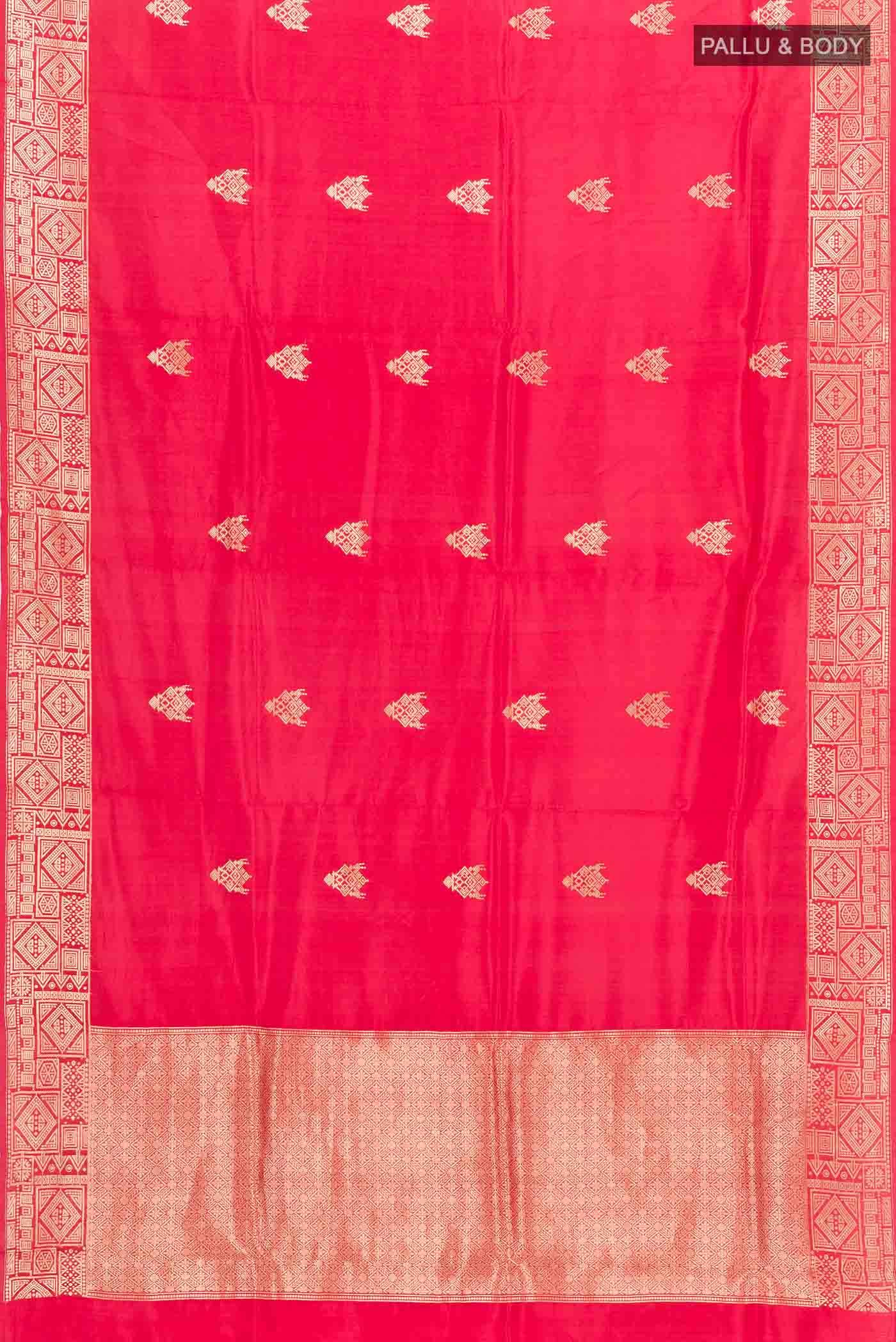 Red Banarasi Silk Saree