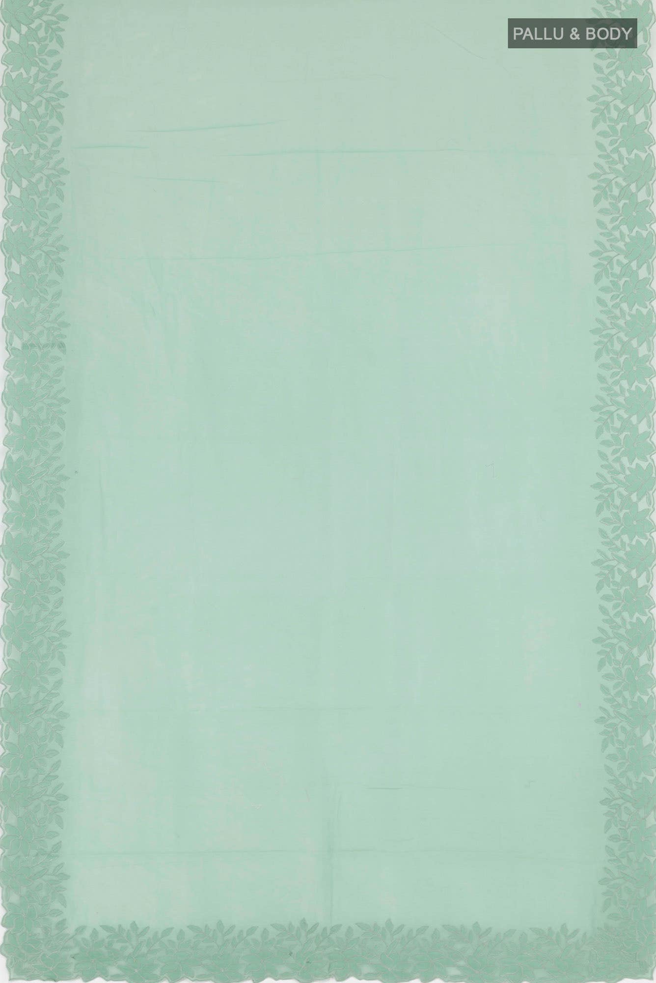 Light Green Tussar Saree