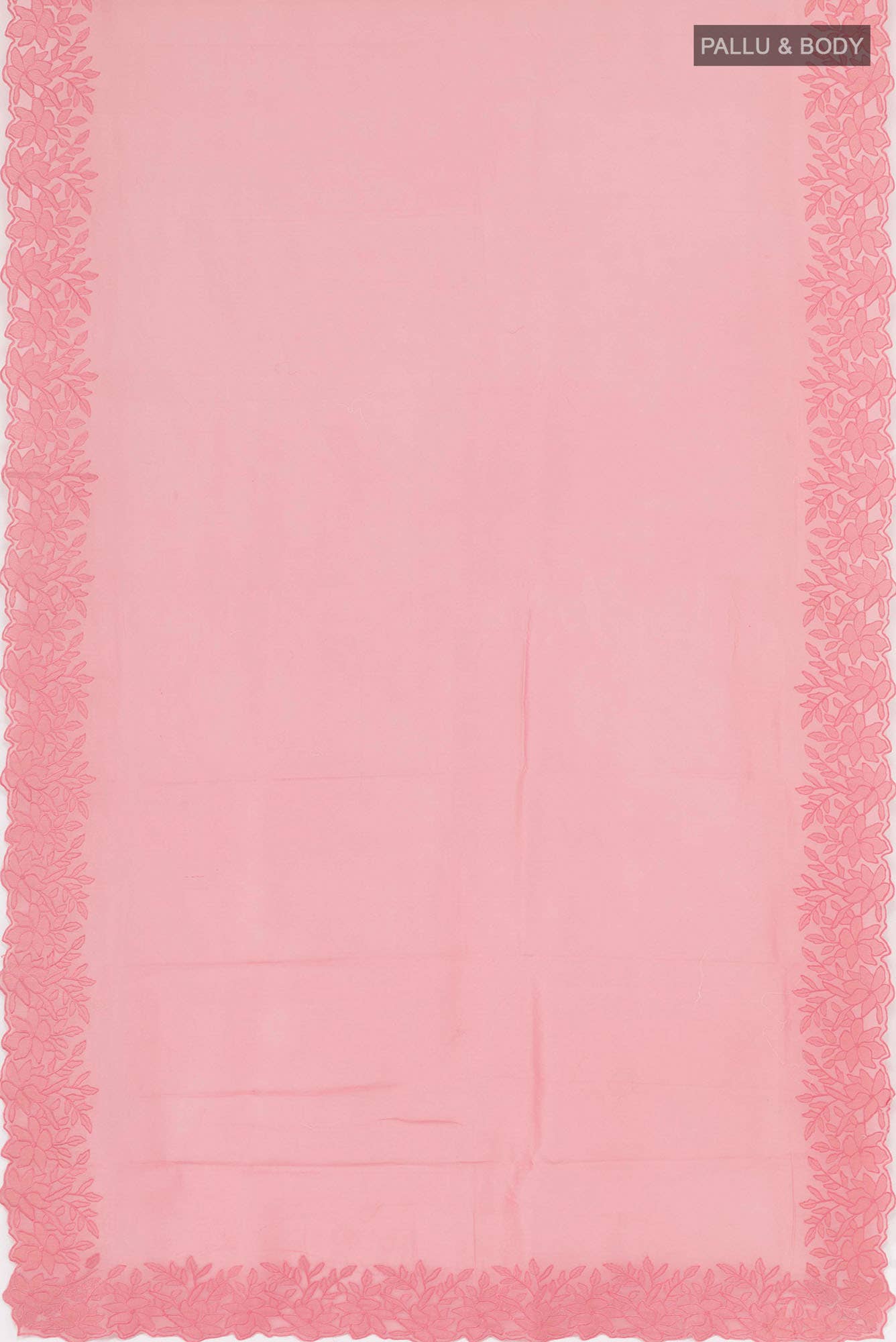 Pink Tussar Saree