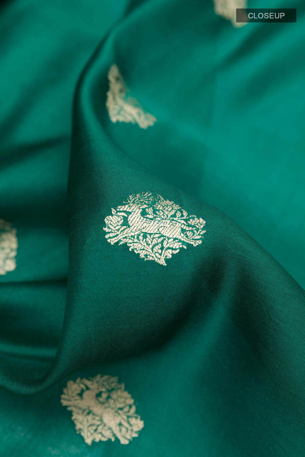 Green Banarasi Silk Saree