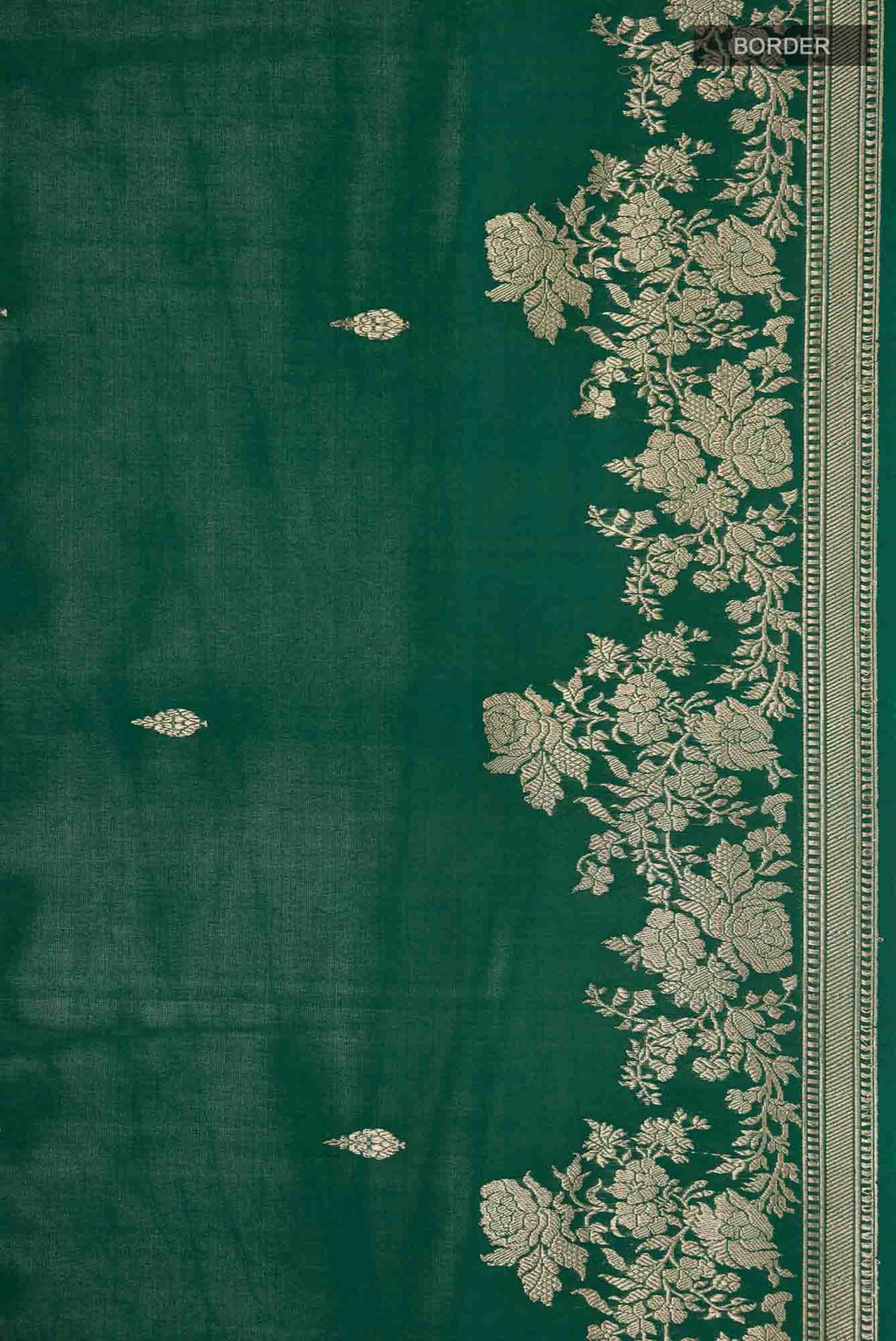 Green Banarasi Silk Saree