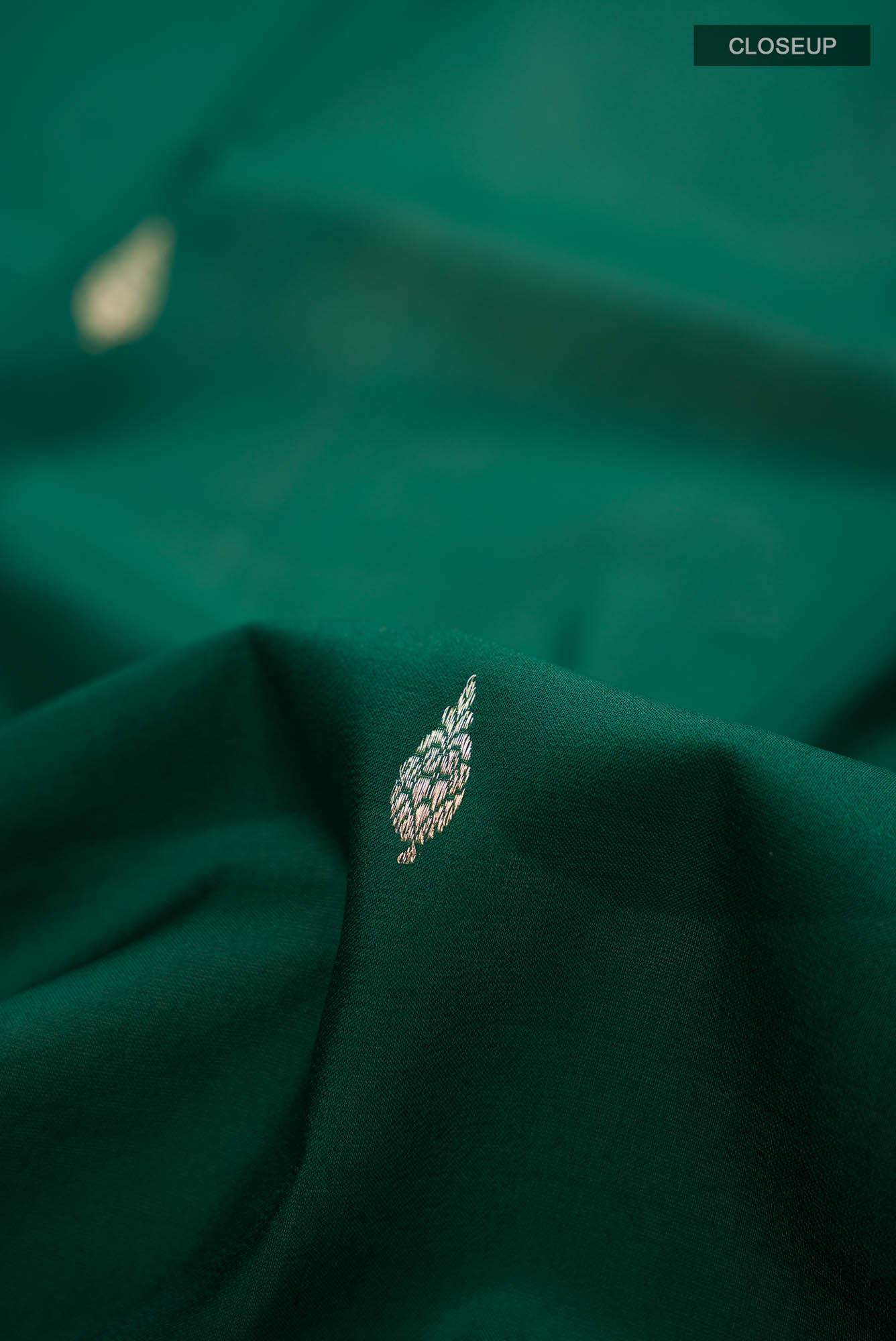 Green Banarasi Silk Saree