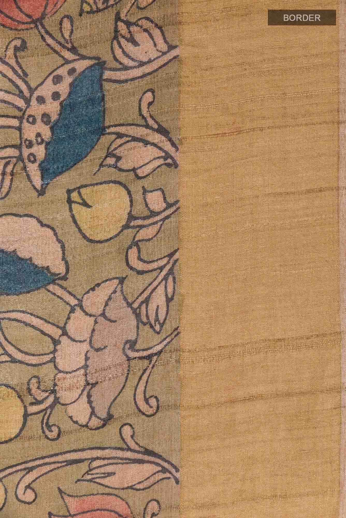 Multi Tussar Saree