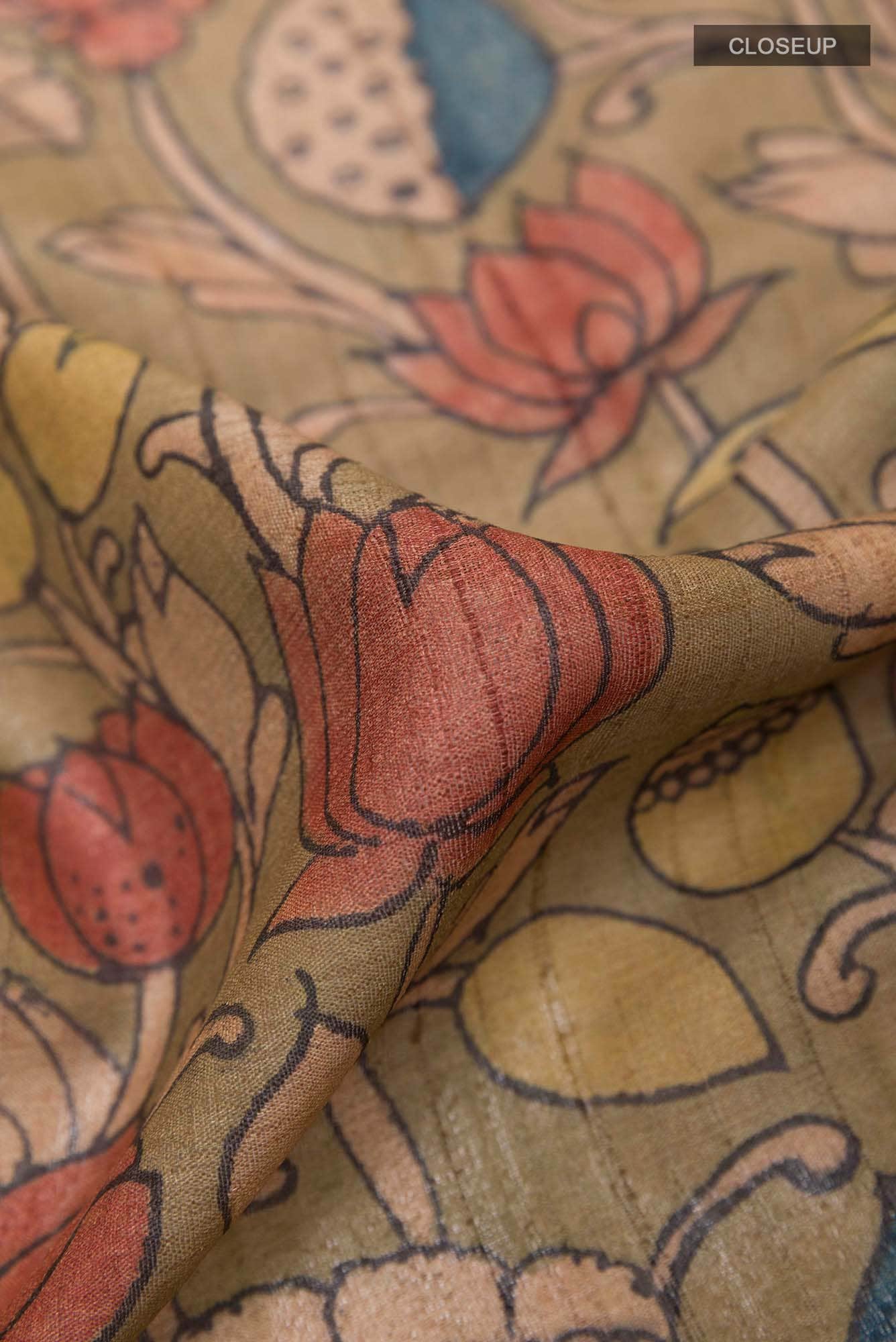 Multi Tussar Saree