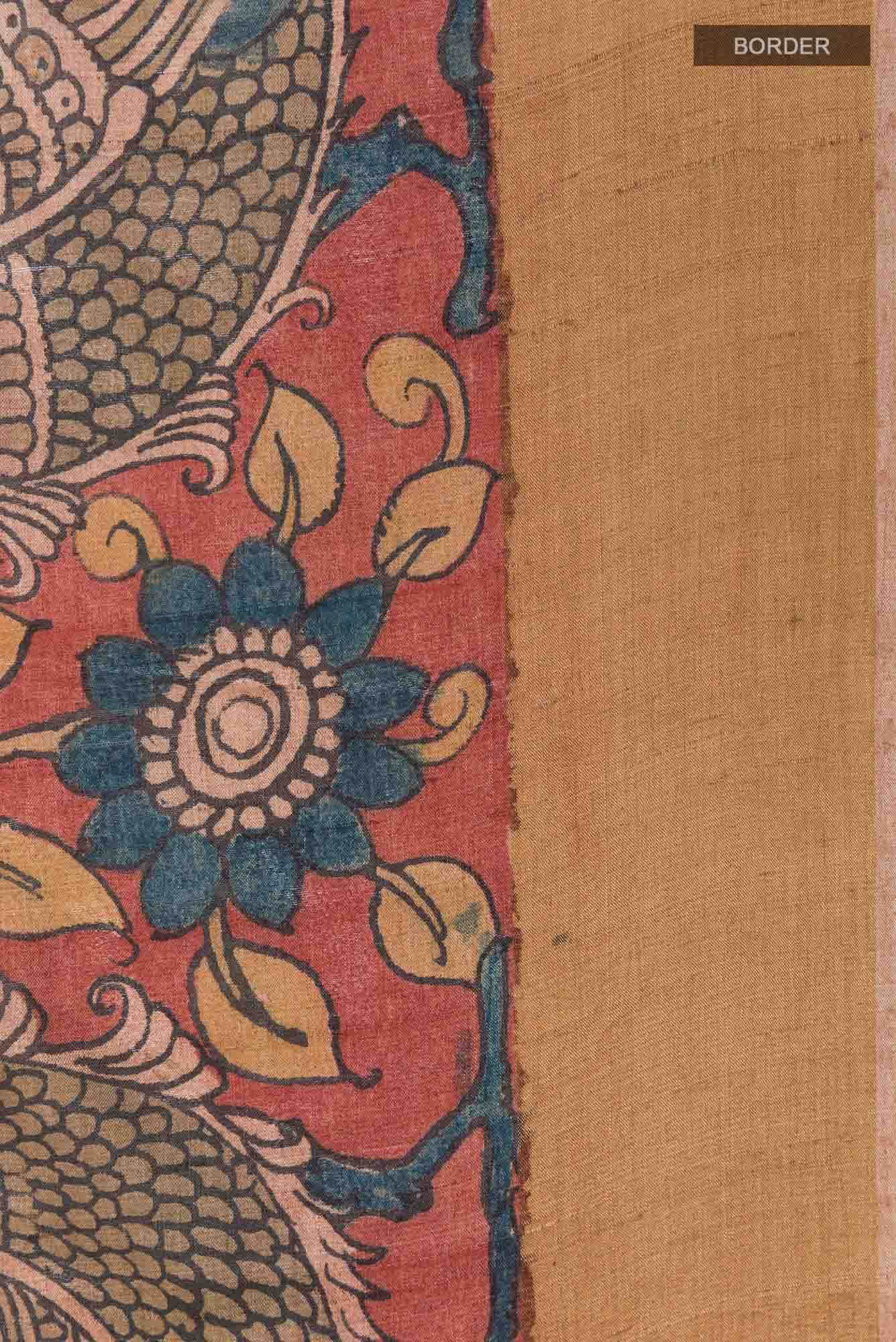 Multi Tussar Saree