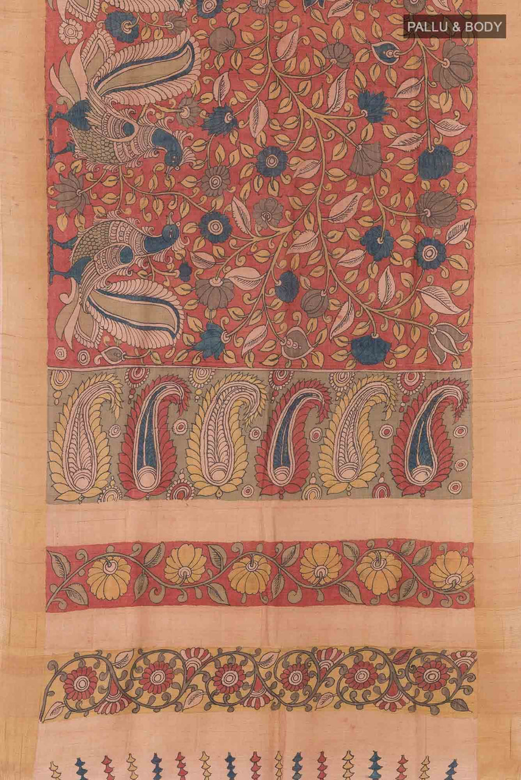 Multi Tussar Saree