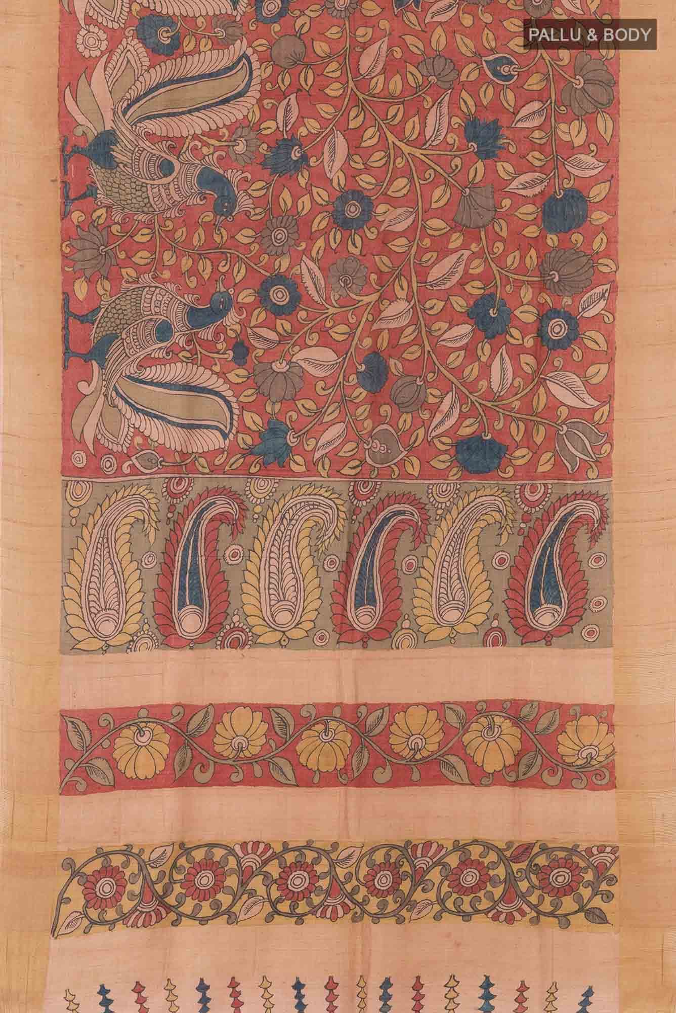 Multi Tussar Saree