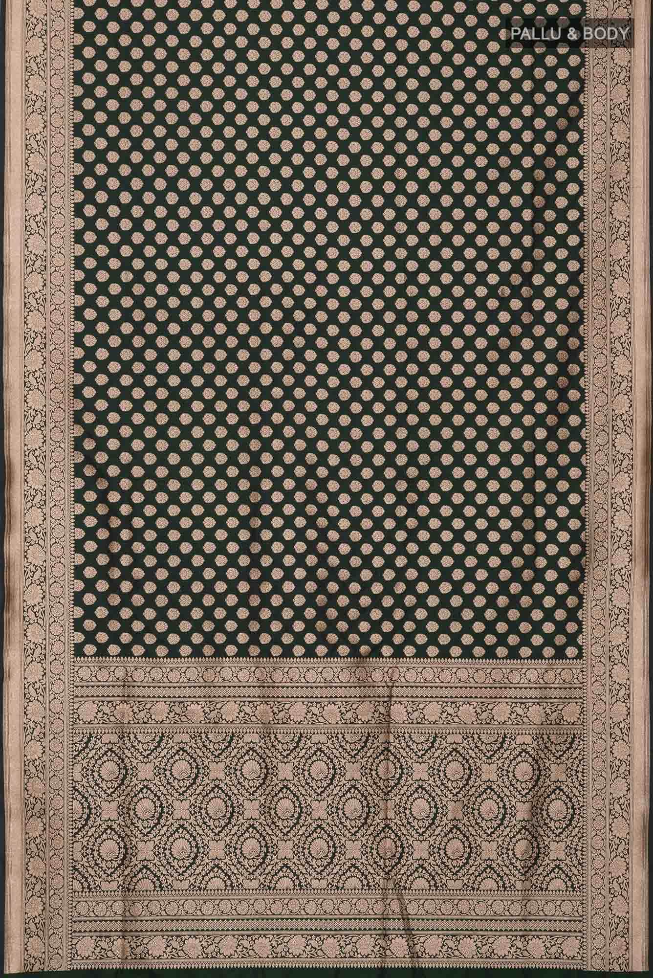 Green Banarasi Silk Saree