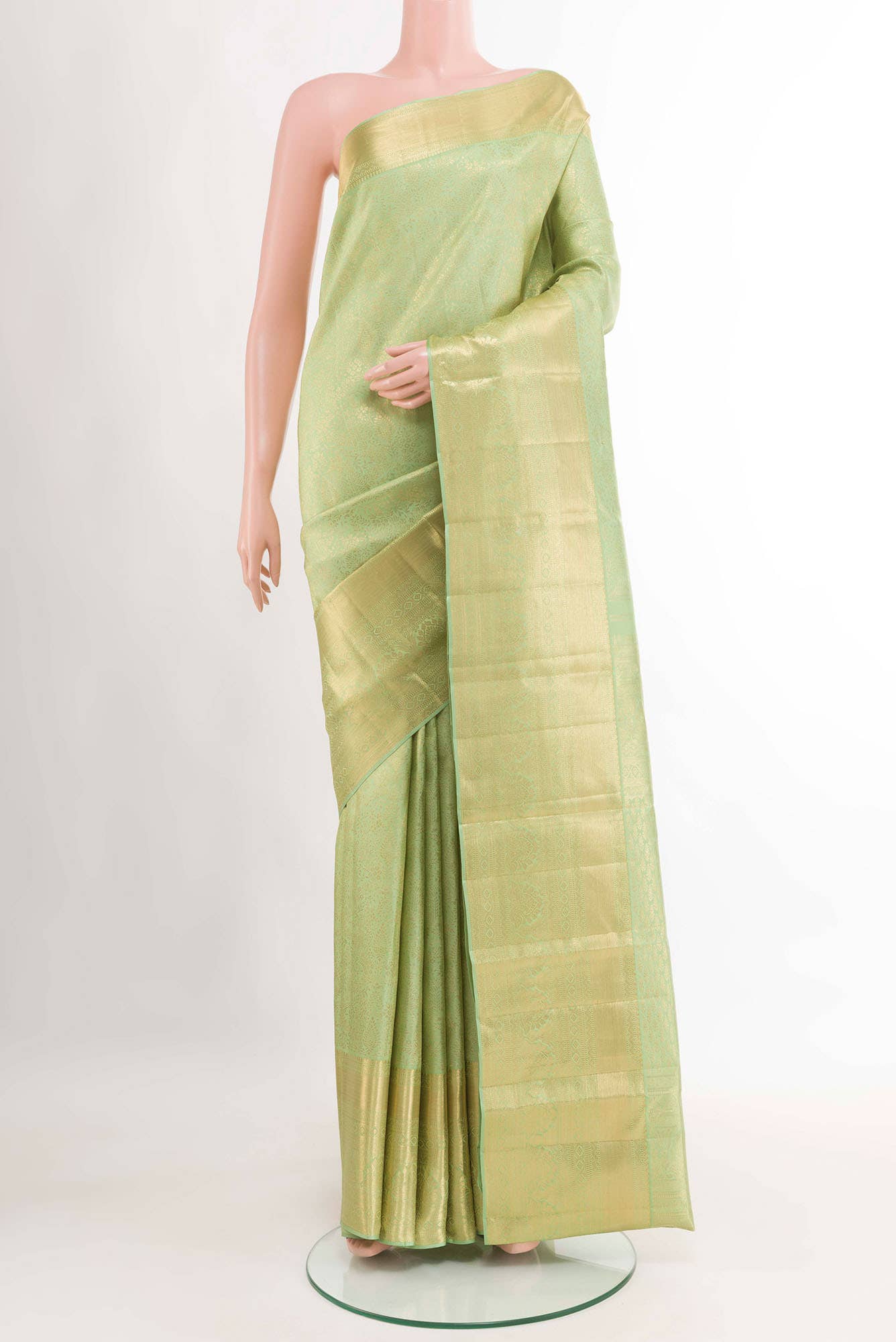 Green Kanchipuram Silk Saree
