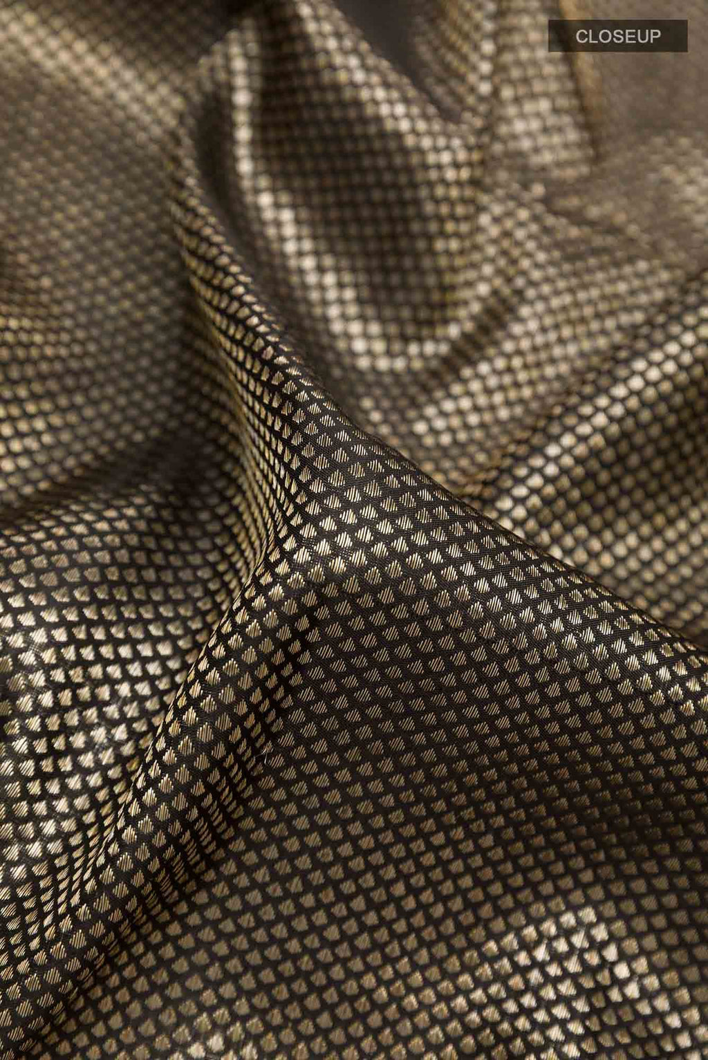 Black Kanchipuram Saree