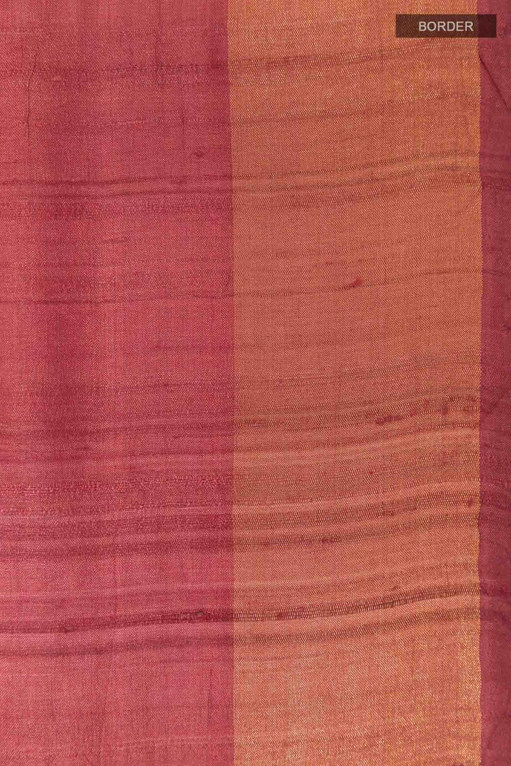 Maroon Tussar Saree