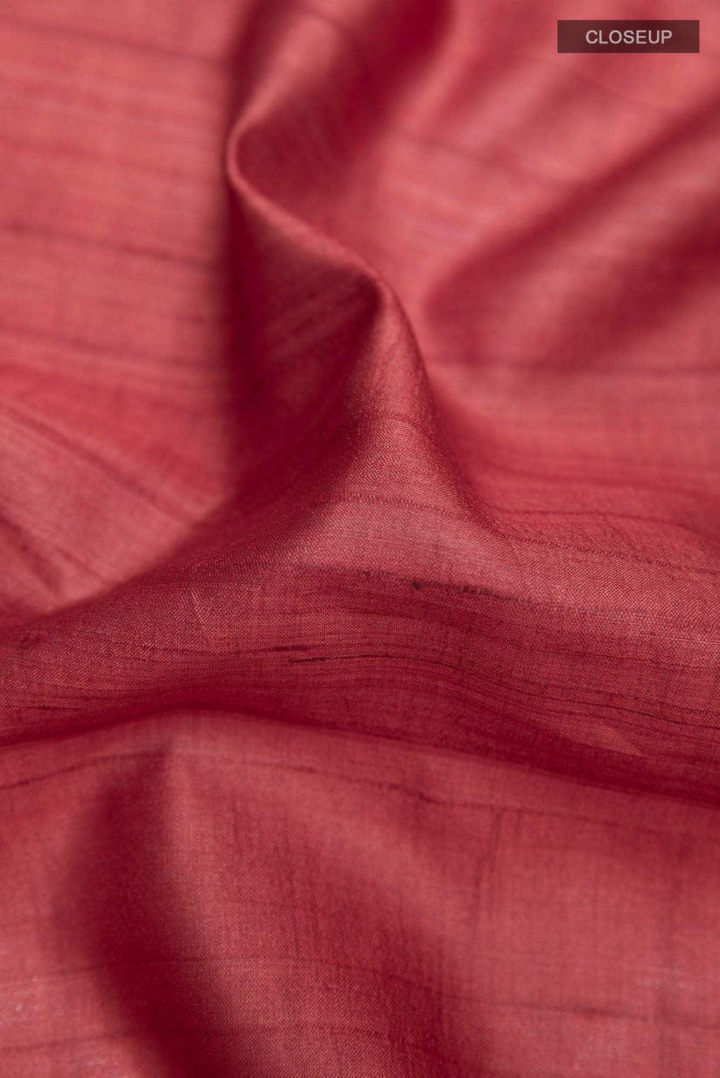 Maroon Tussar Saree