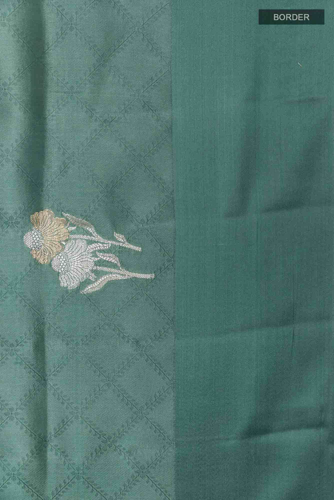 Green Tussar Saree