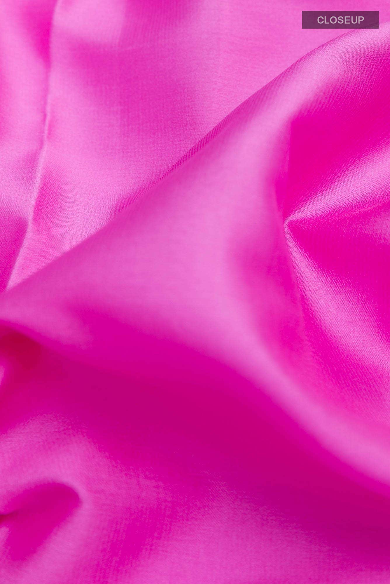 Pink Mysore Crepe Saree