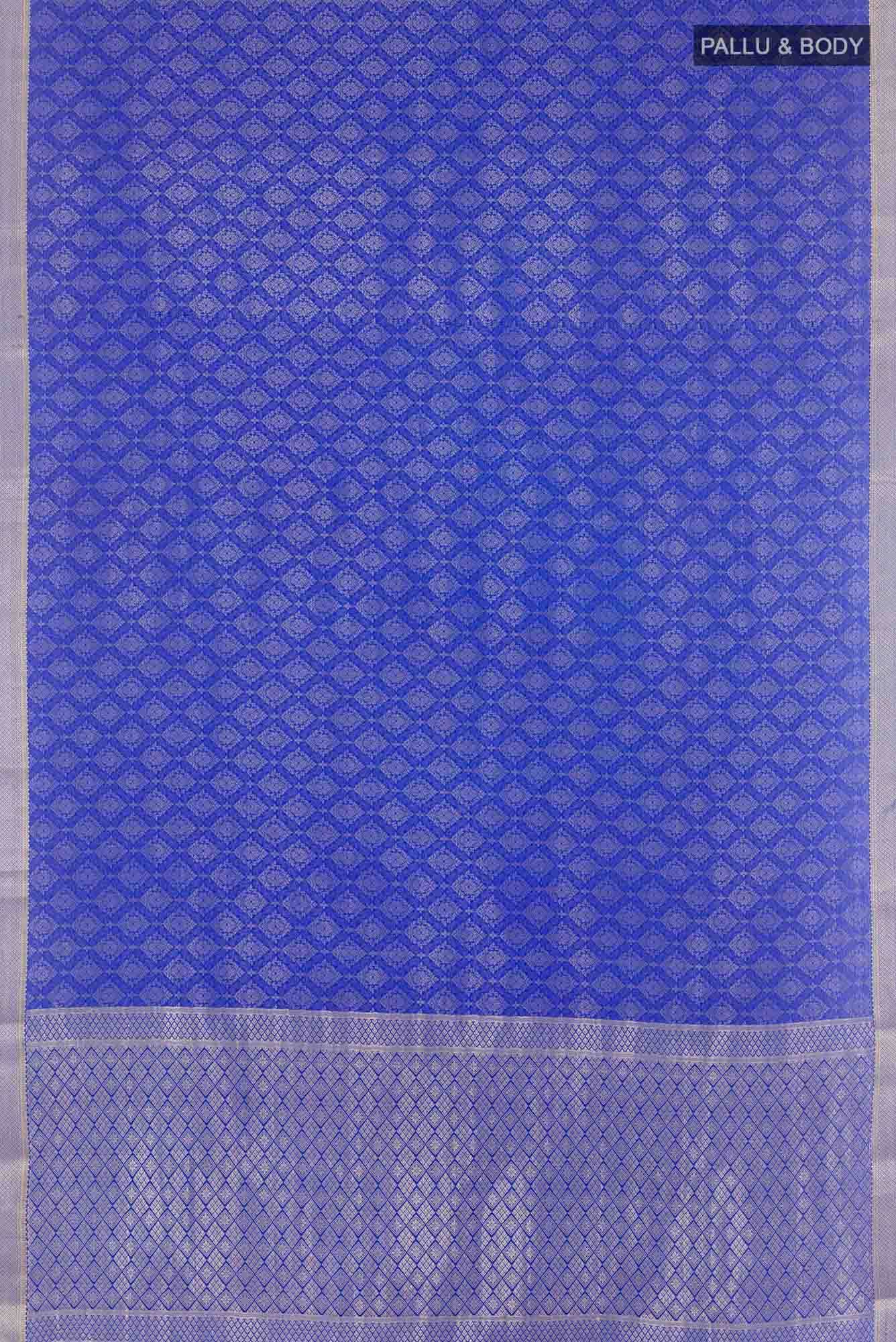 Dark Blue Crepe Saree