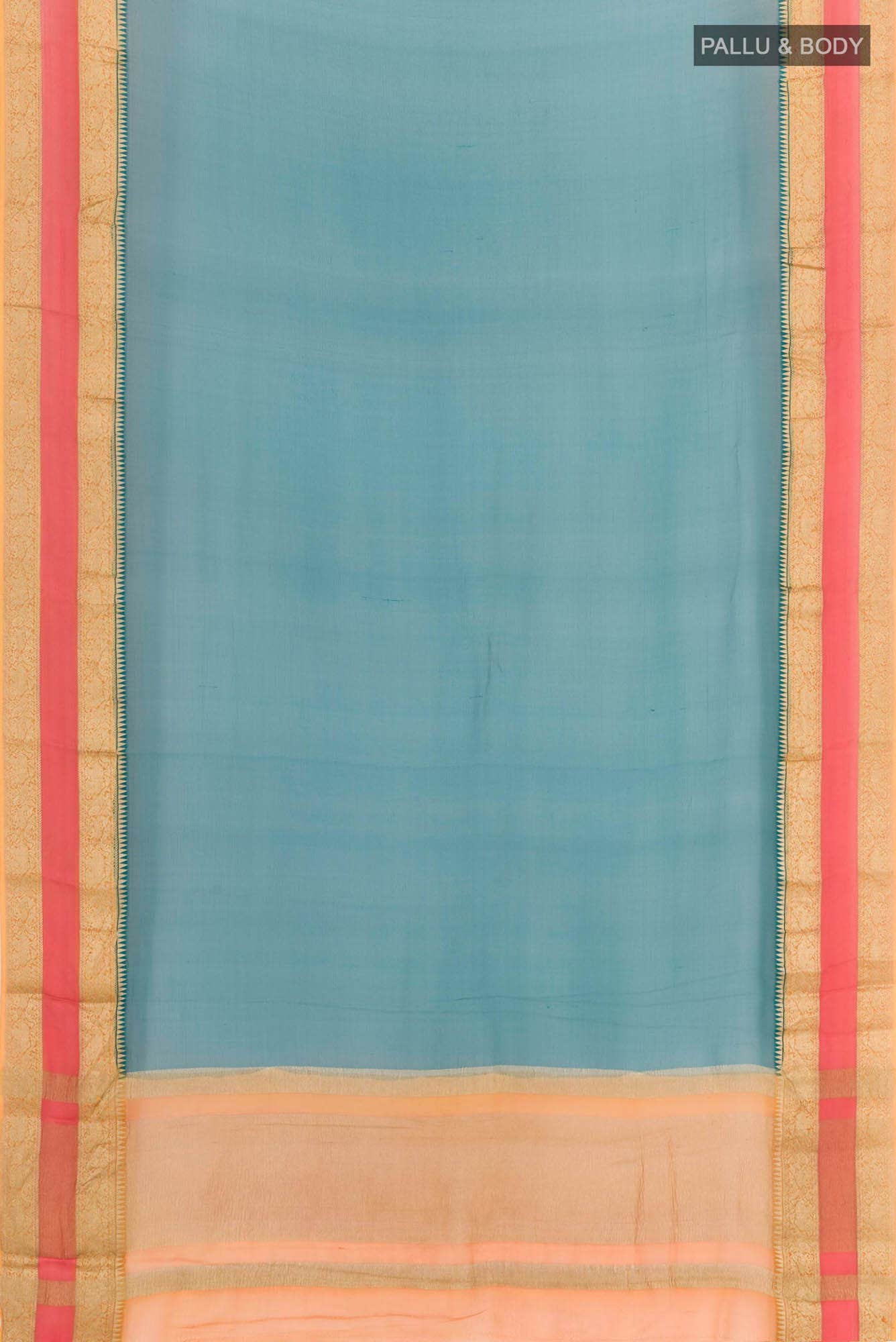 Dark Blue Chiffon Saree