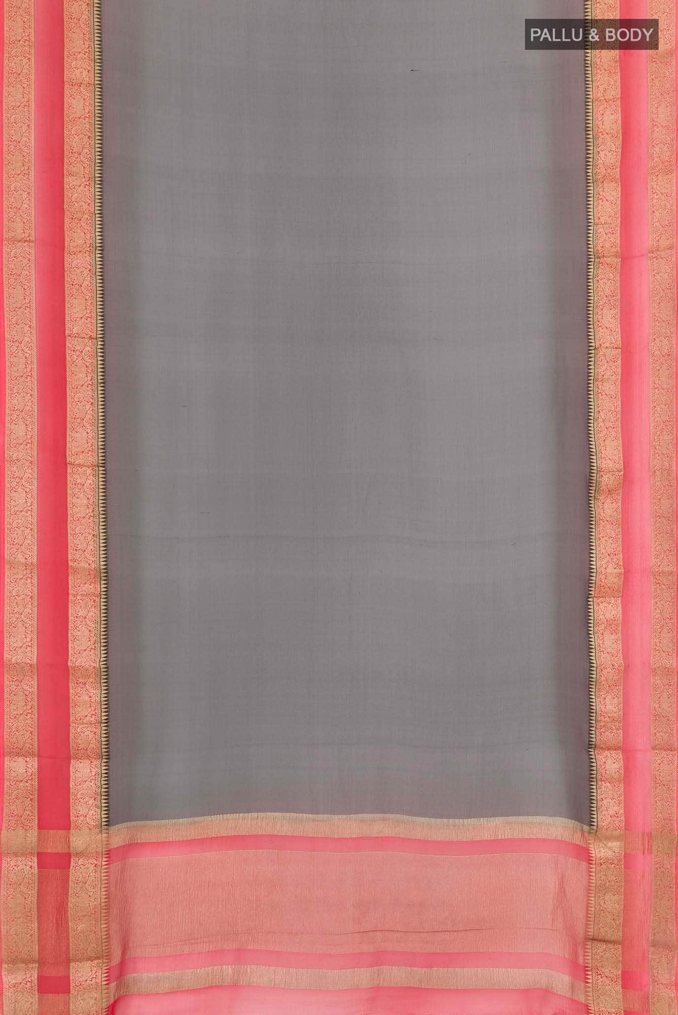 Black Chiffon Saree