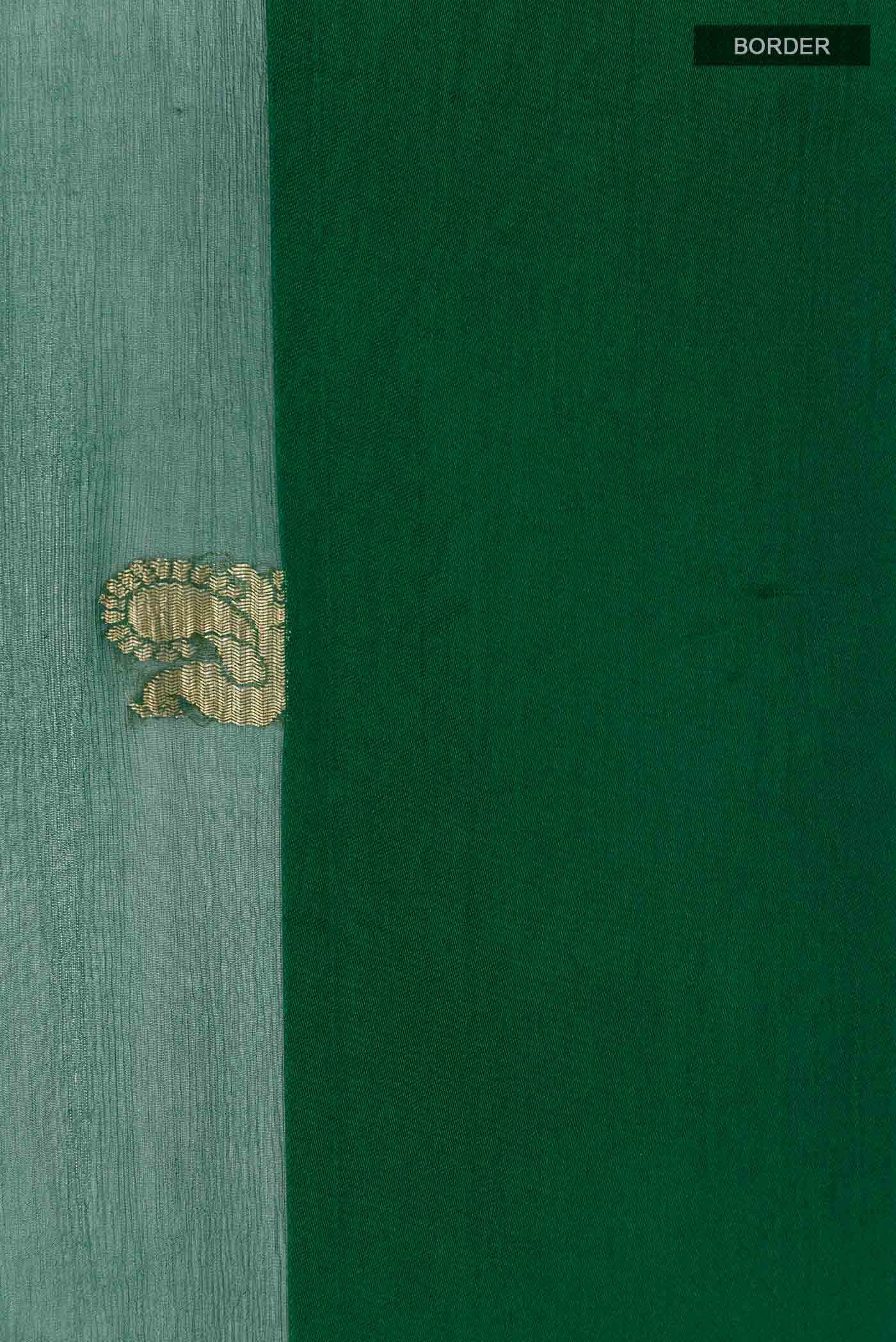 Green Mysore Chiffon Saree