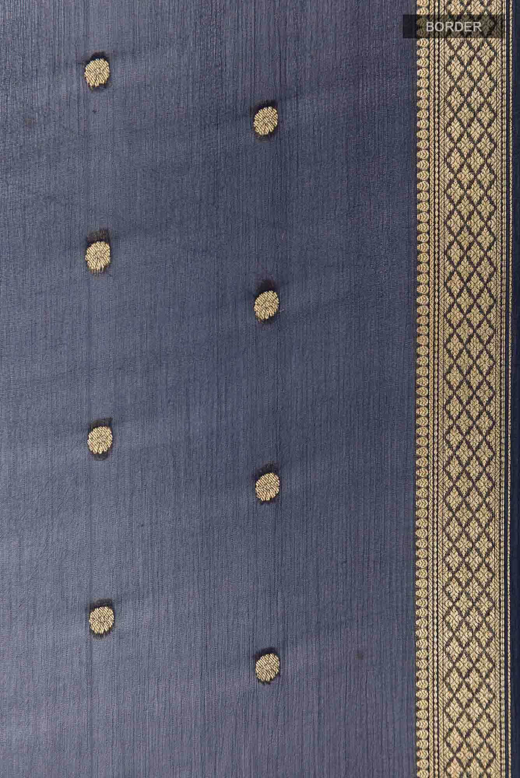 Dark Blue Chiffon Saree