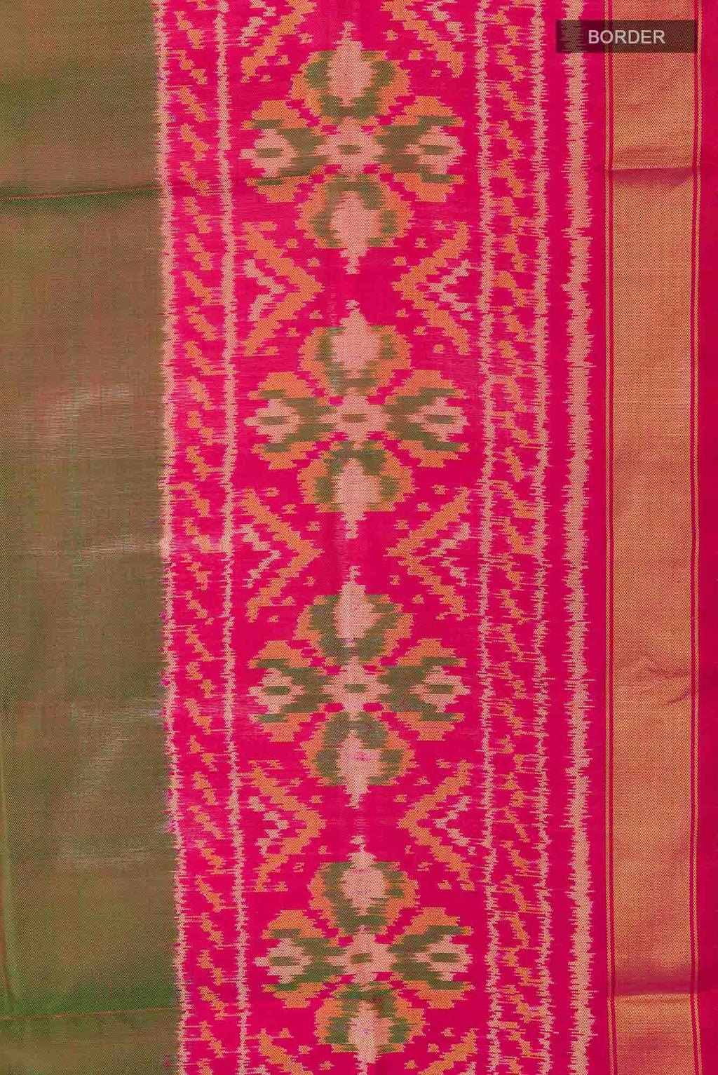 Dark Pink Rajkot Patola Silk Saree