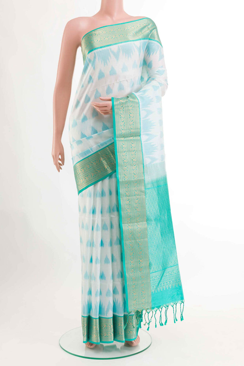 White Soft Silk Saree