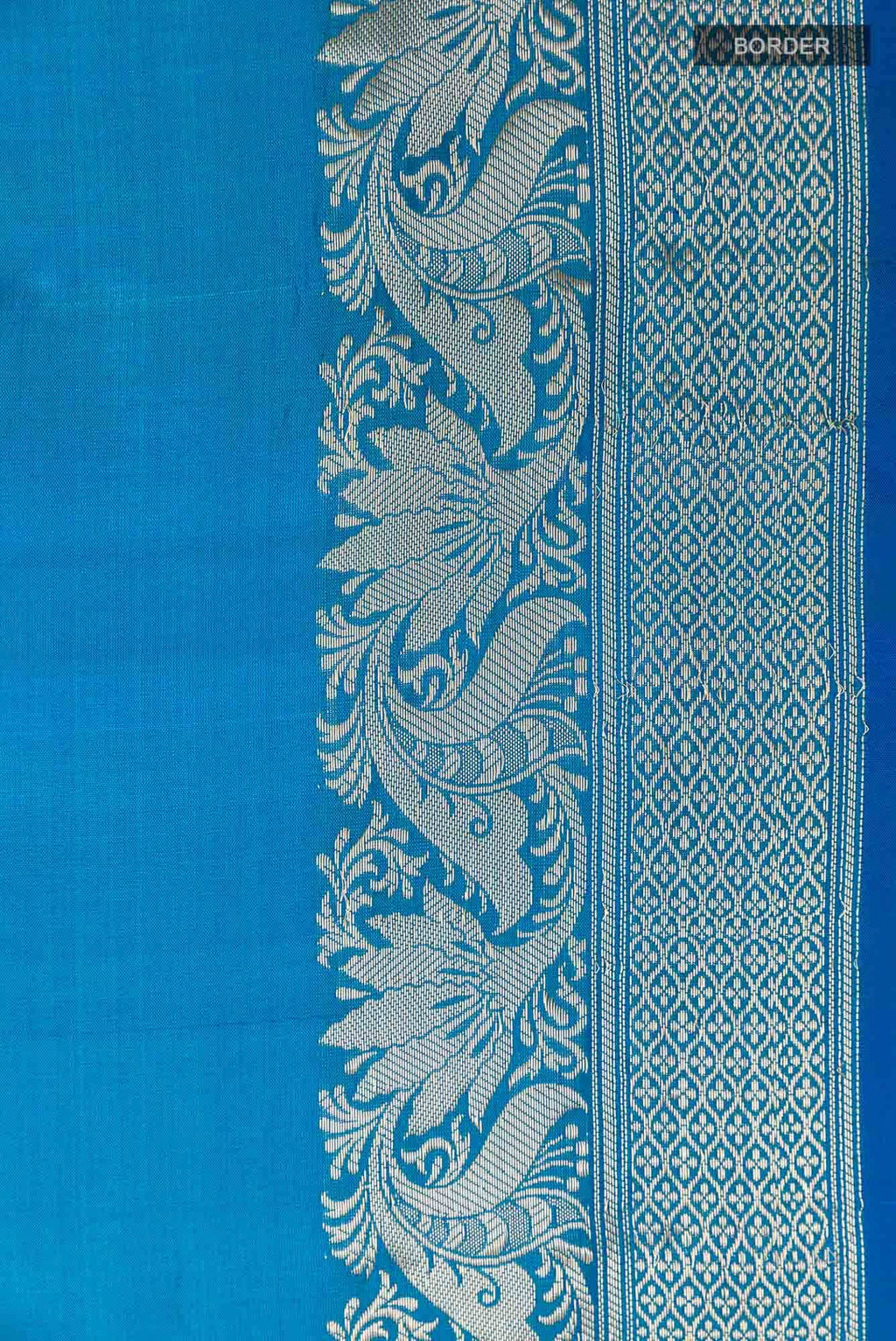 Blue Banarasi Silk Saree