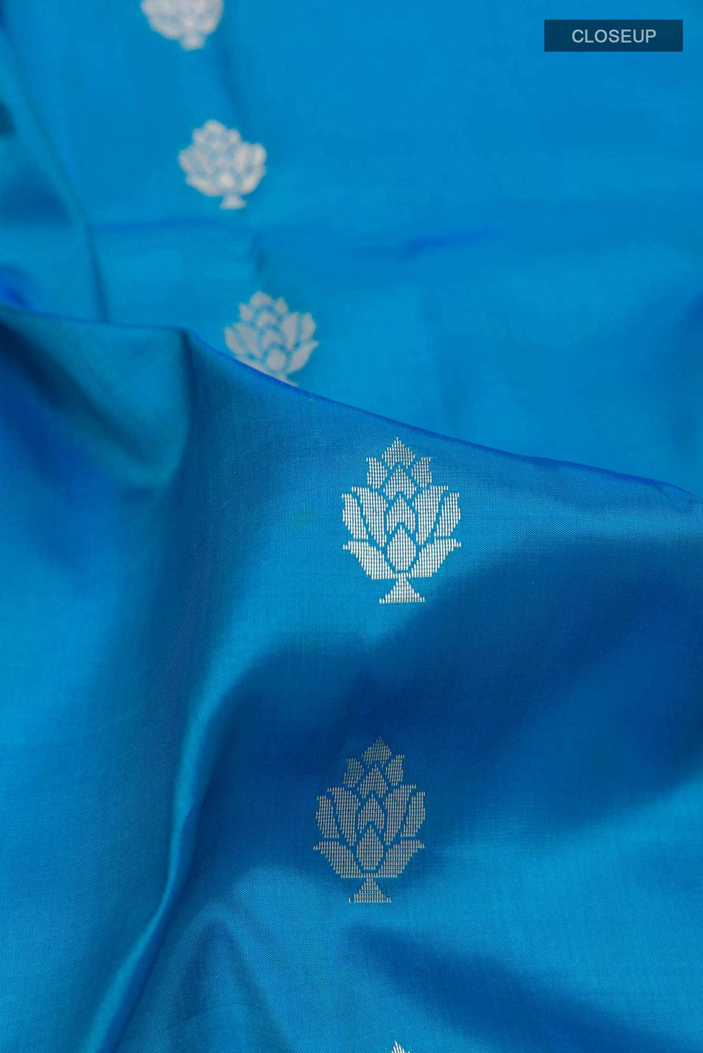Blue Banarasi Silk Saree