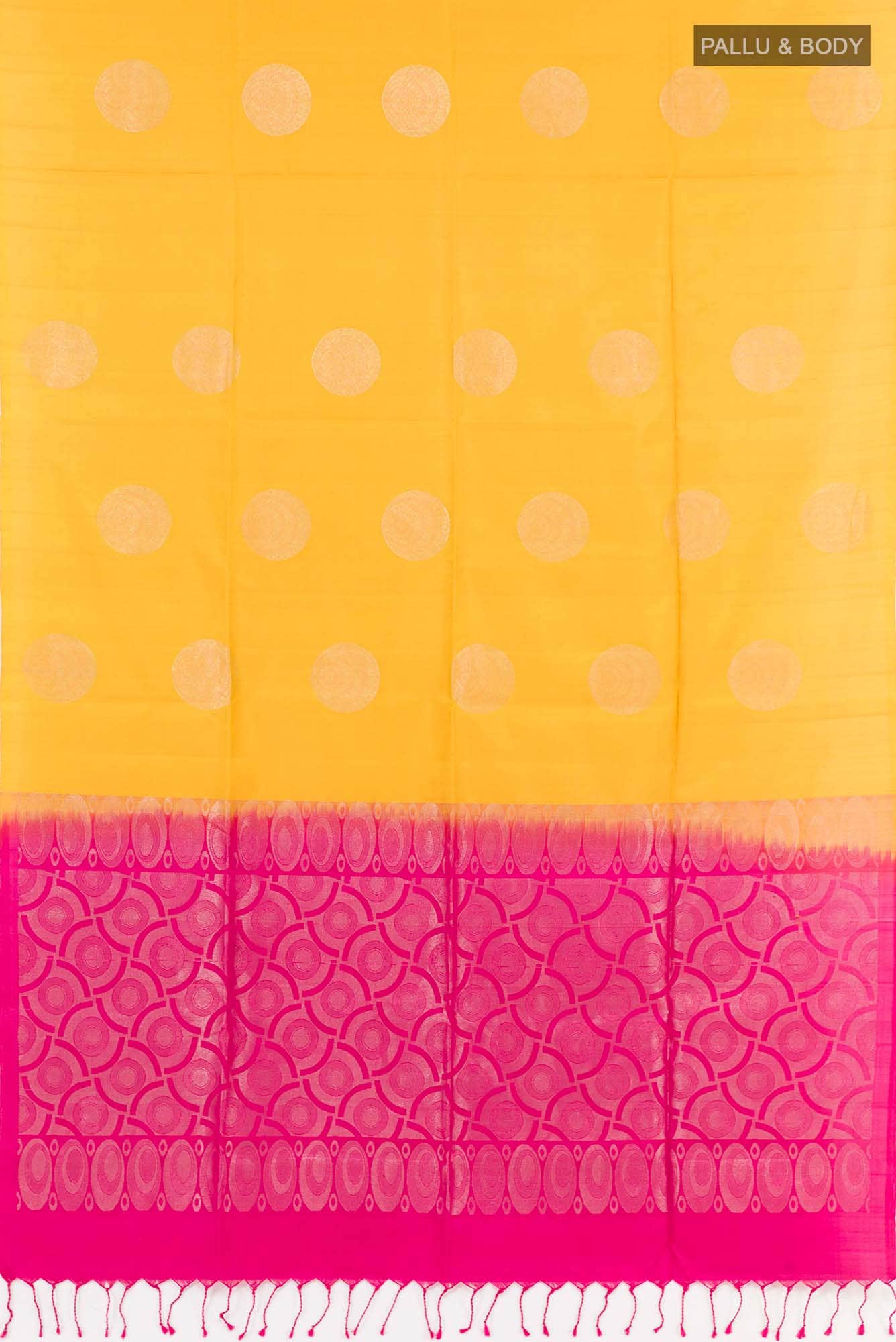 Yellow Soft Silk Saree