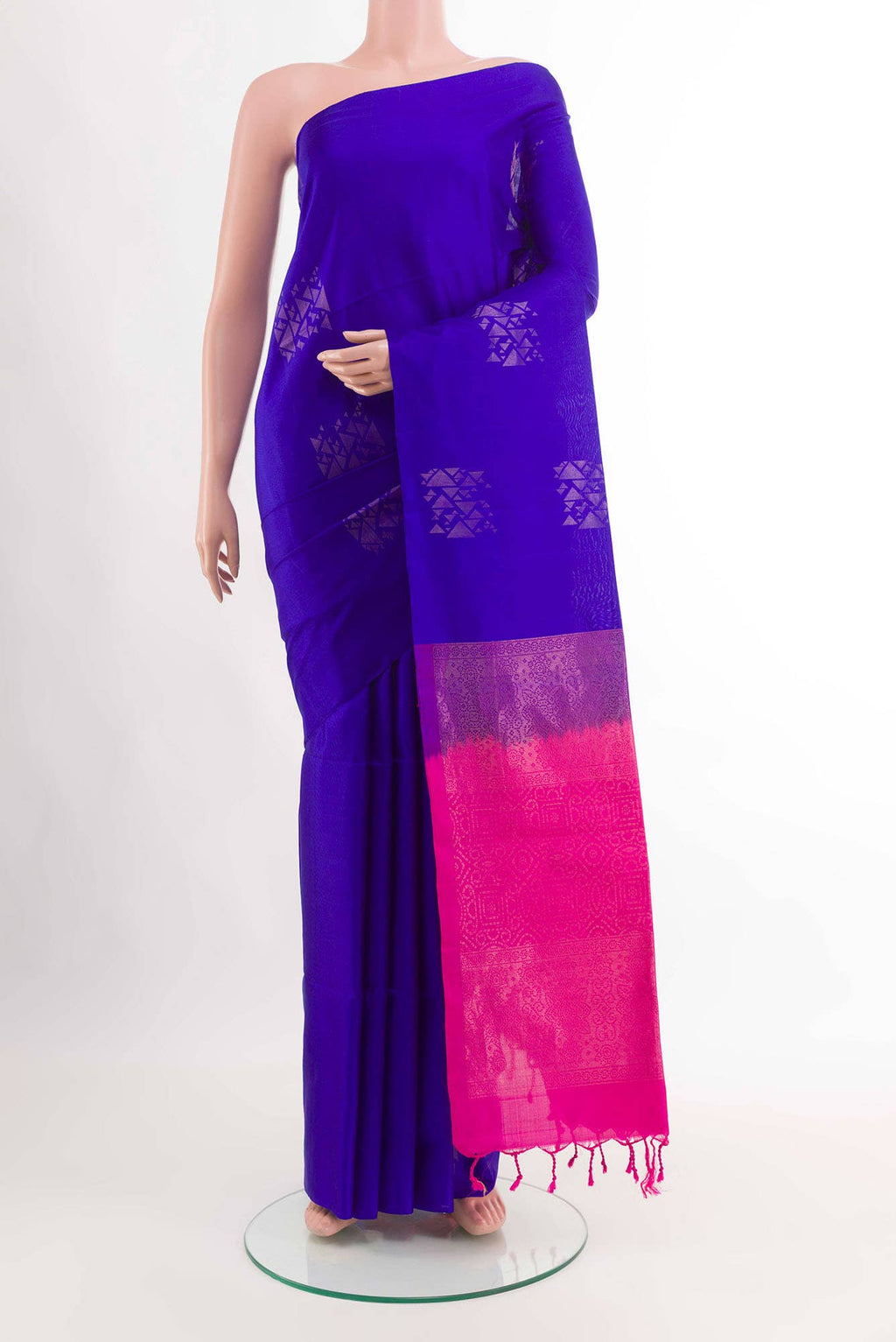 Royal Blue Soft Silk Saree