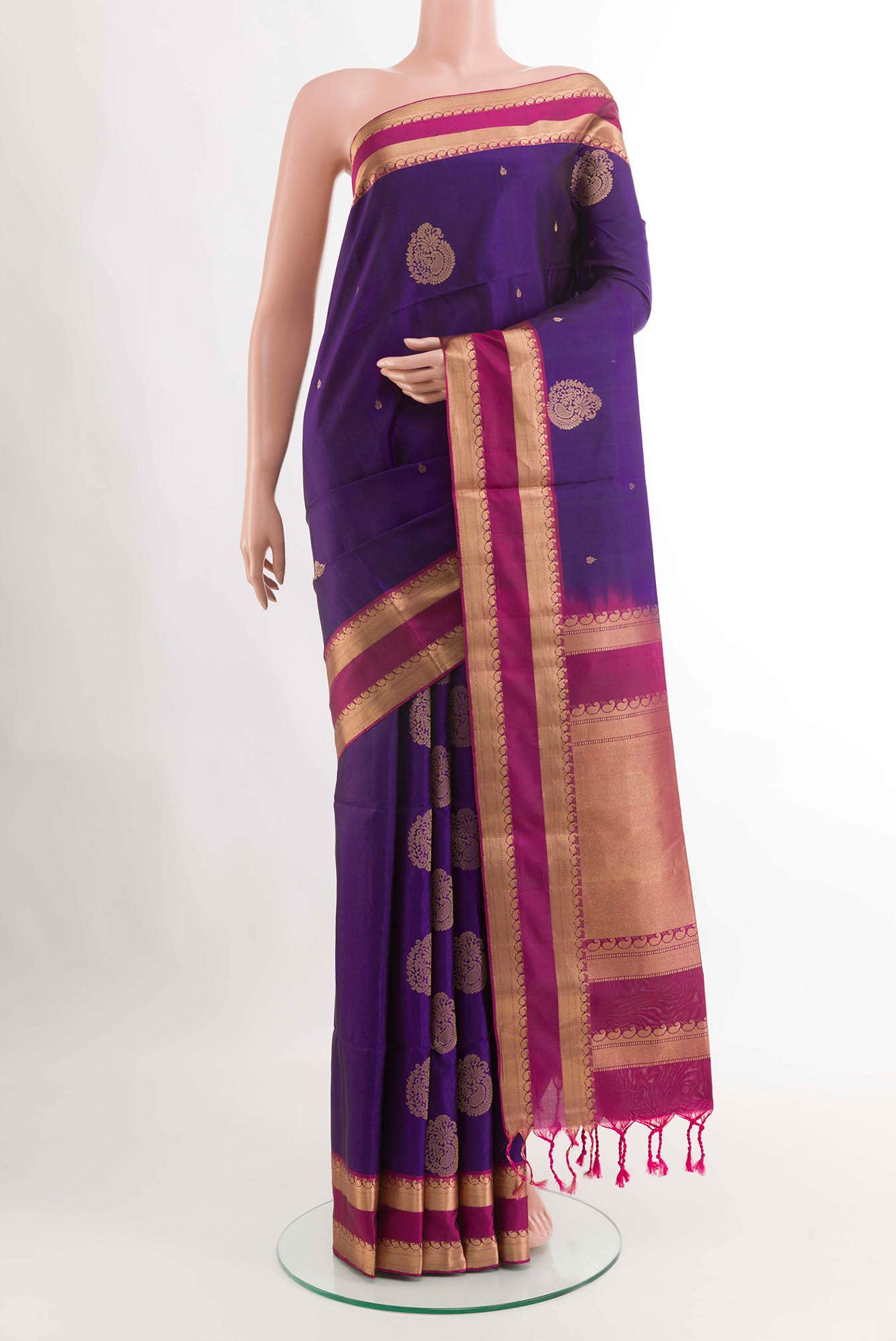 Purple Soft Silk Saree