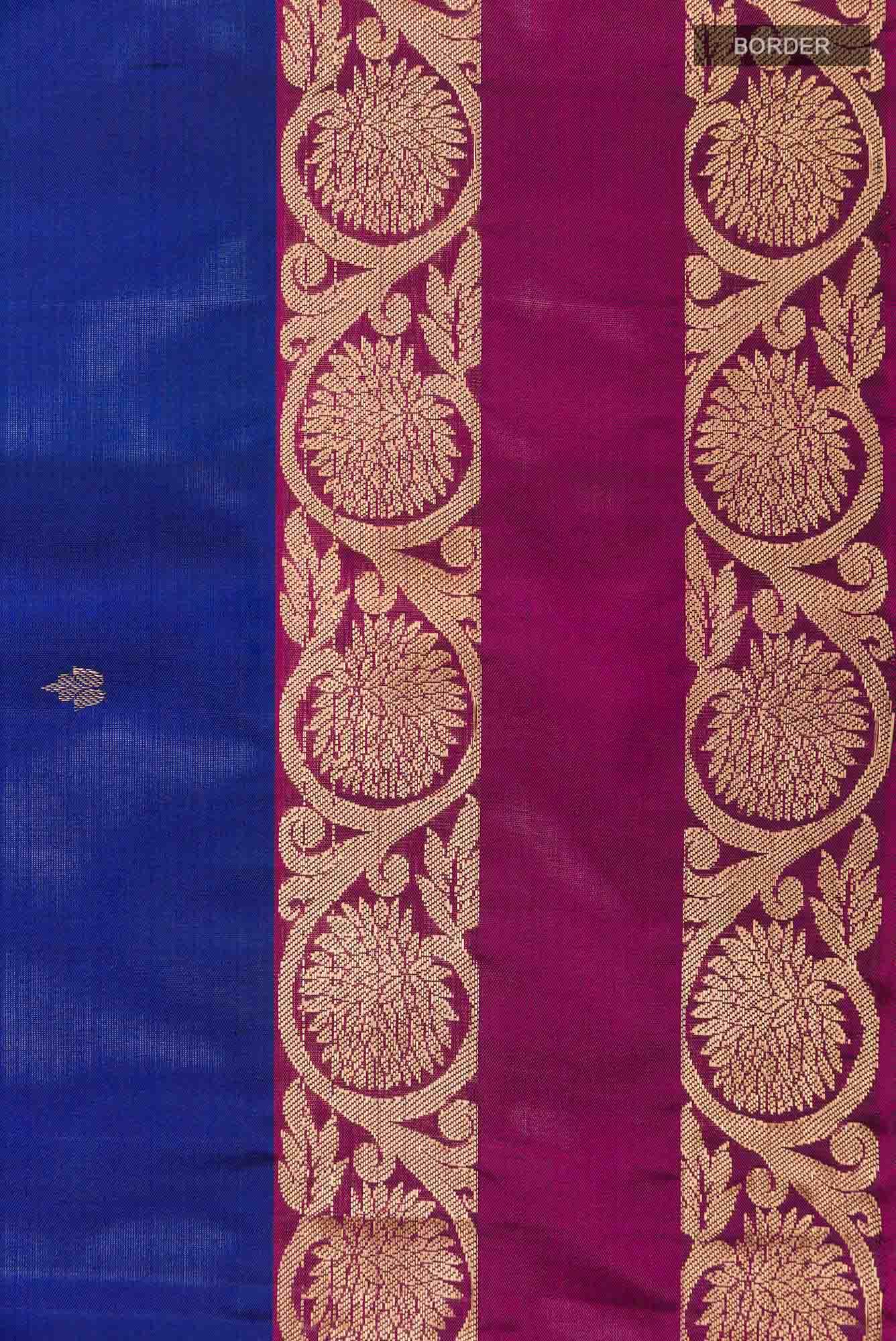 Blue Soft Silk Saree