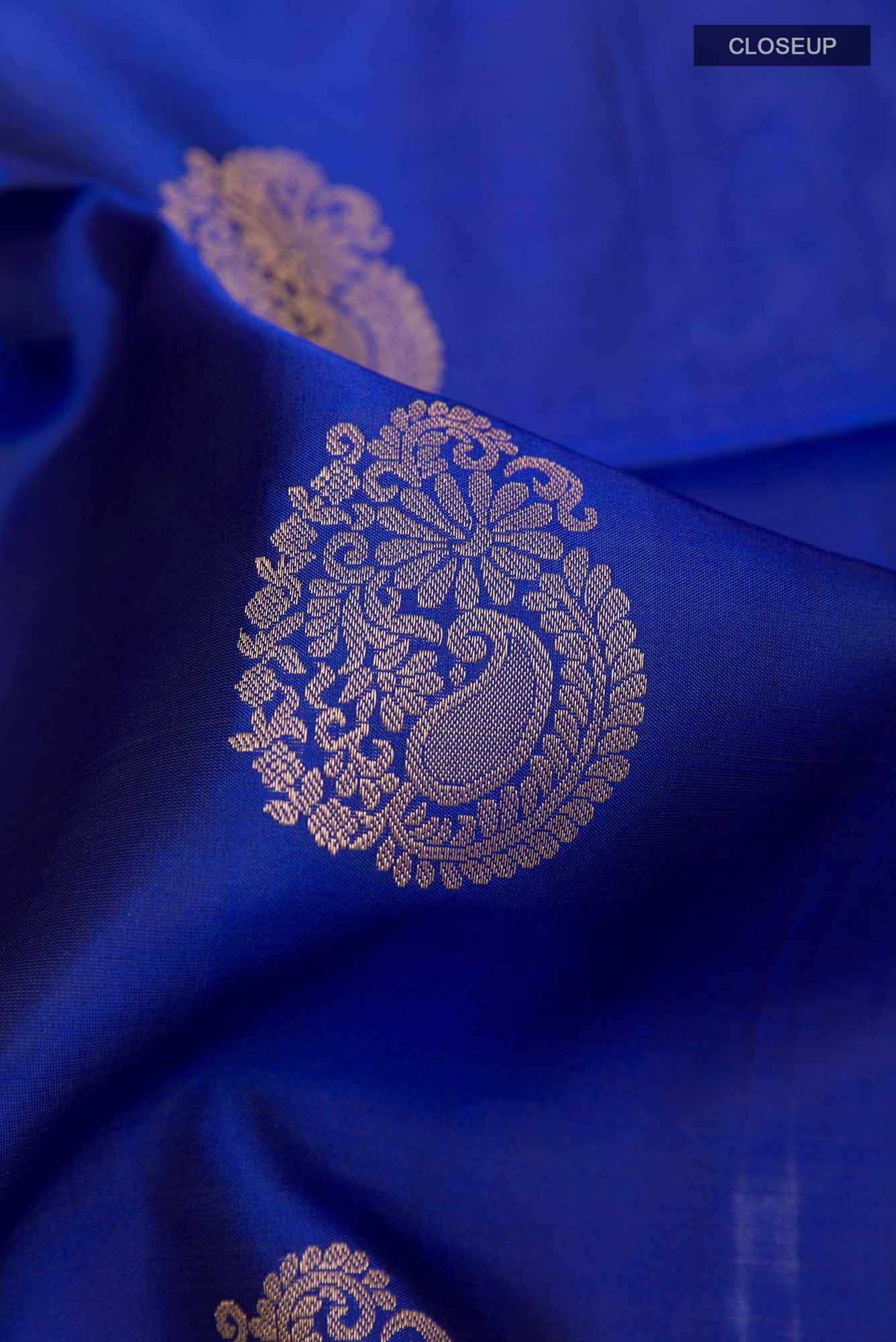 Blue Soft Silk Saree