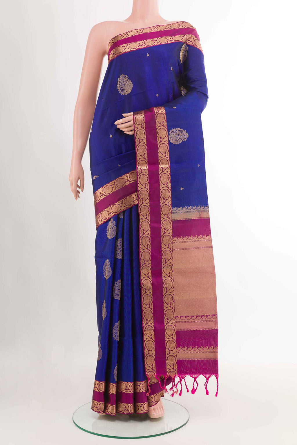 Blue Soft Silk Saree