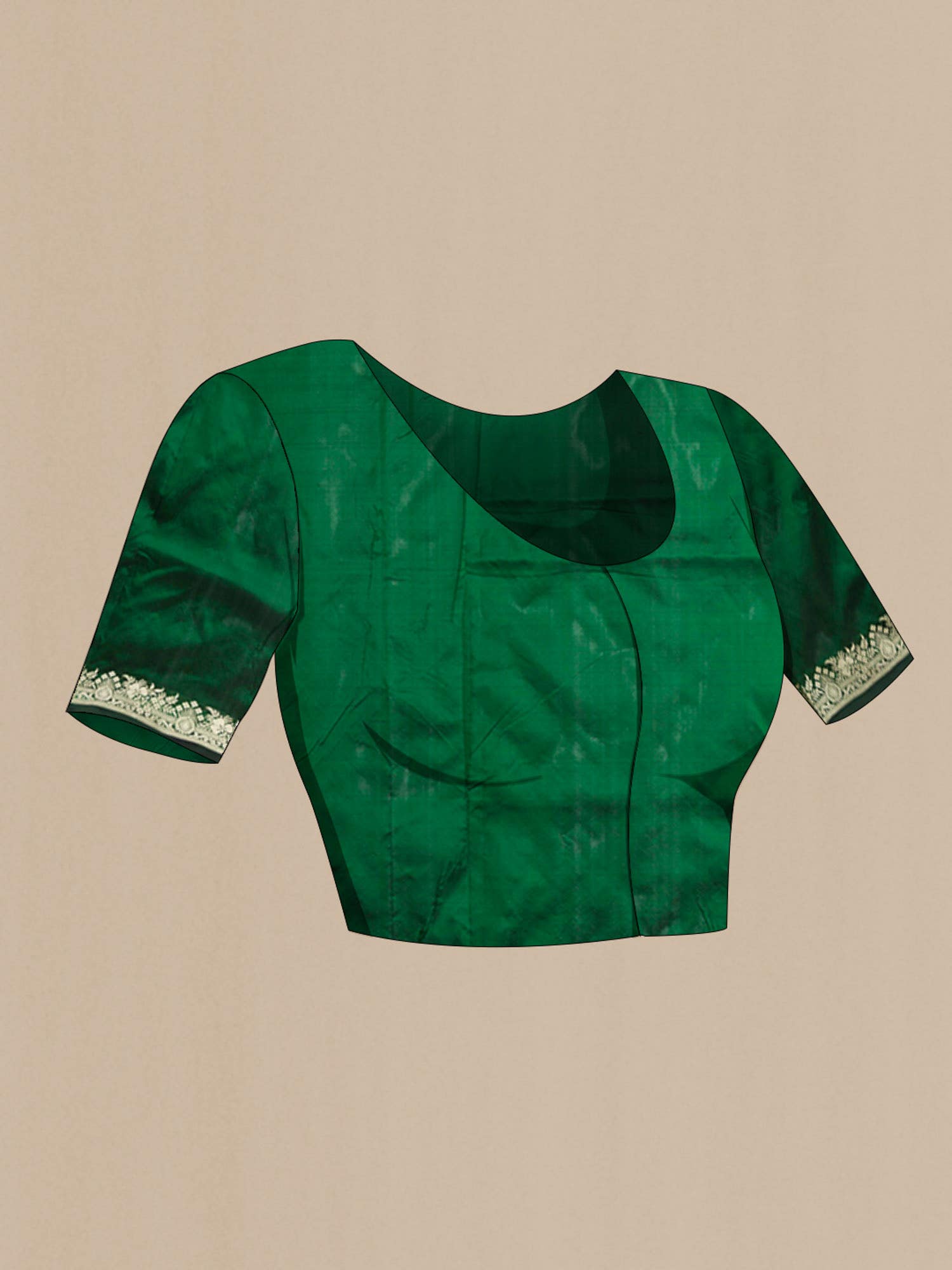 Green Banarasi Saree