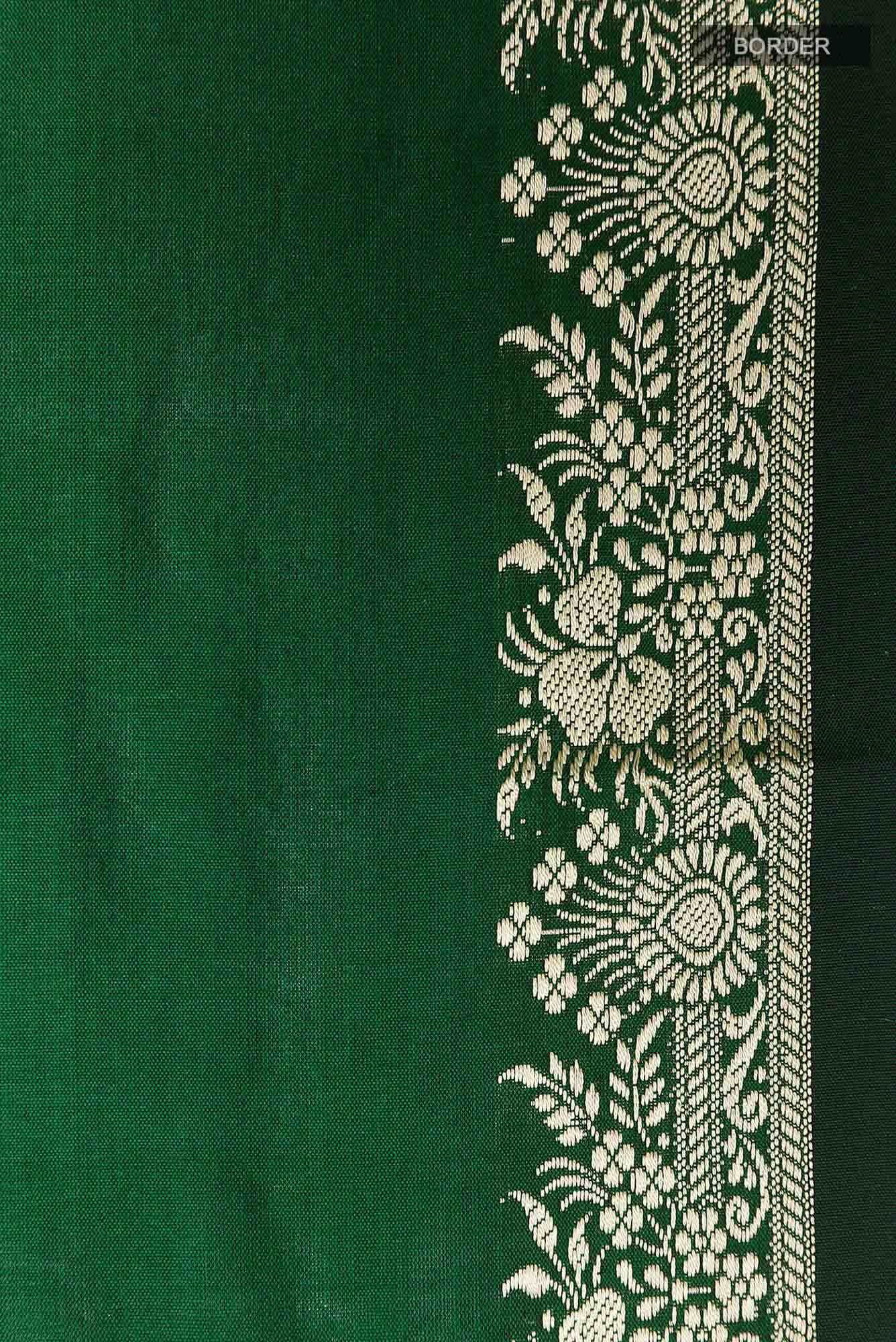 Green Banarasi Saree