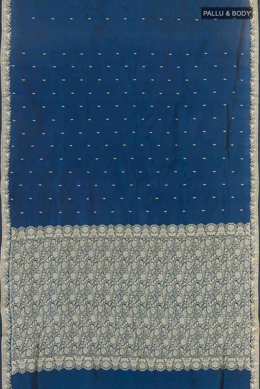 Blue Banarasi Silk Saree