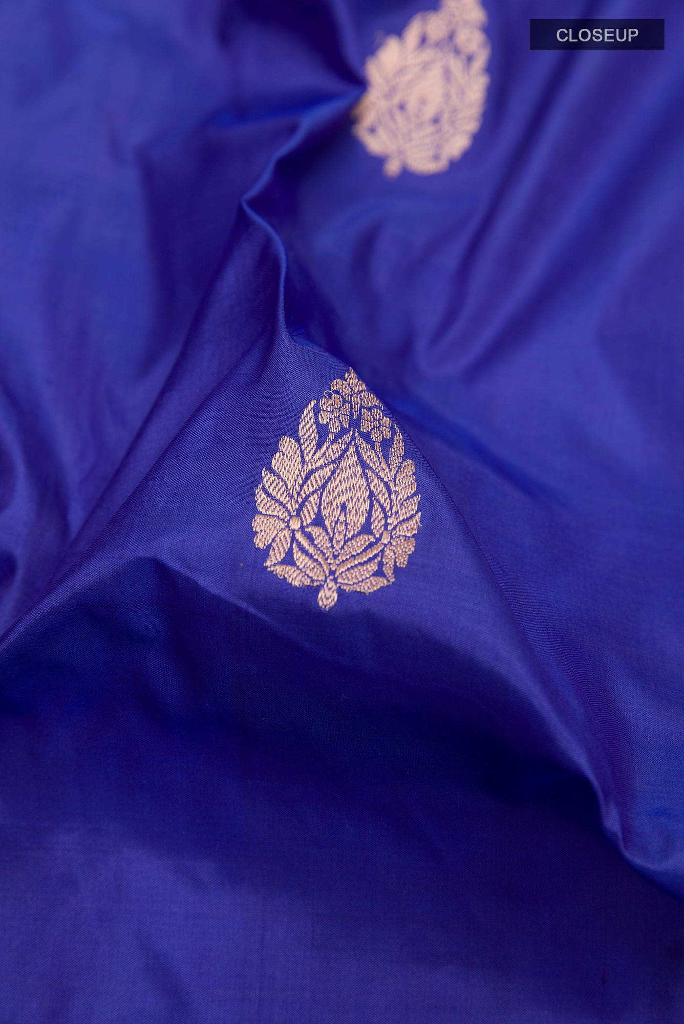 Blue Banarasi Silk Saree