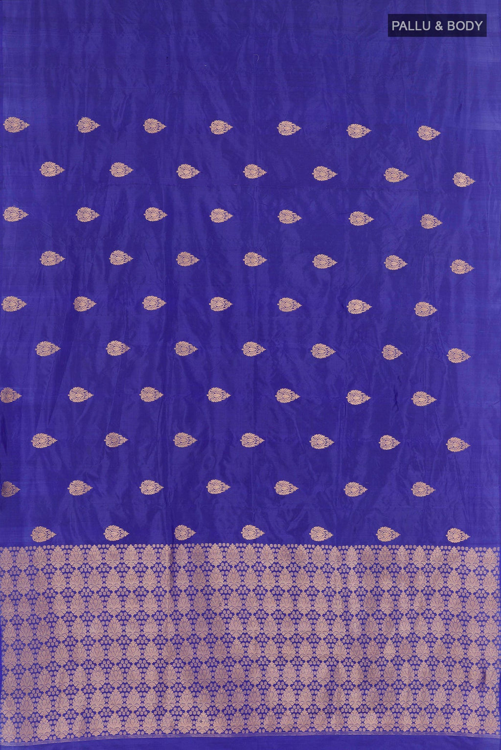 Blue Banarasi Silk Saree