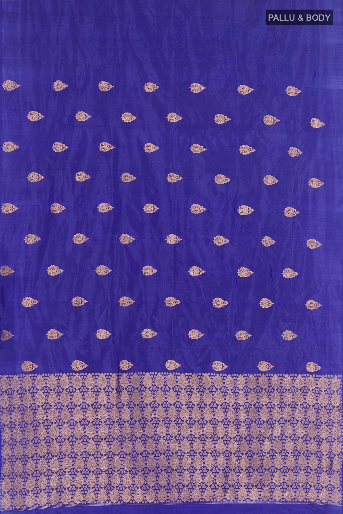 Blue Banarasi Silk Saree
