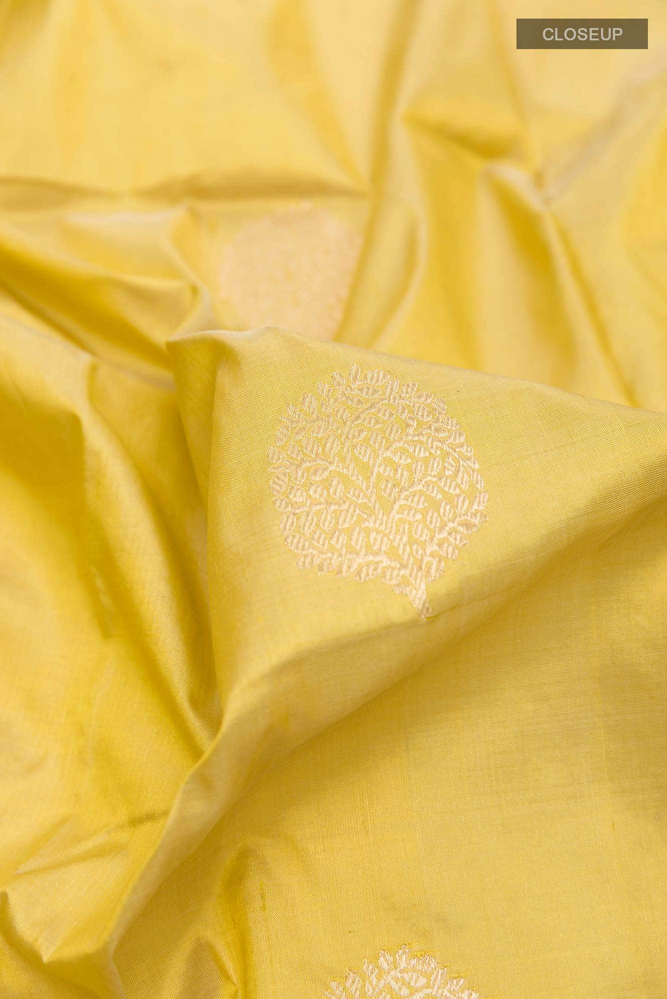 Gold Banarasi Silk Saree