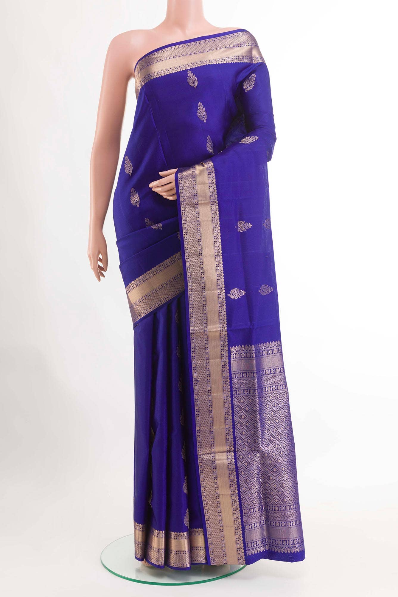 Royal Blue Soft Silk Saree