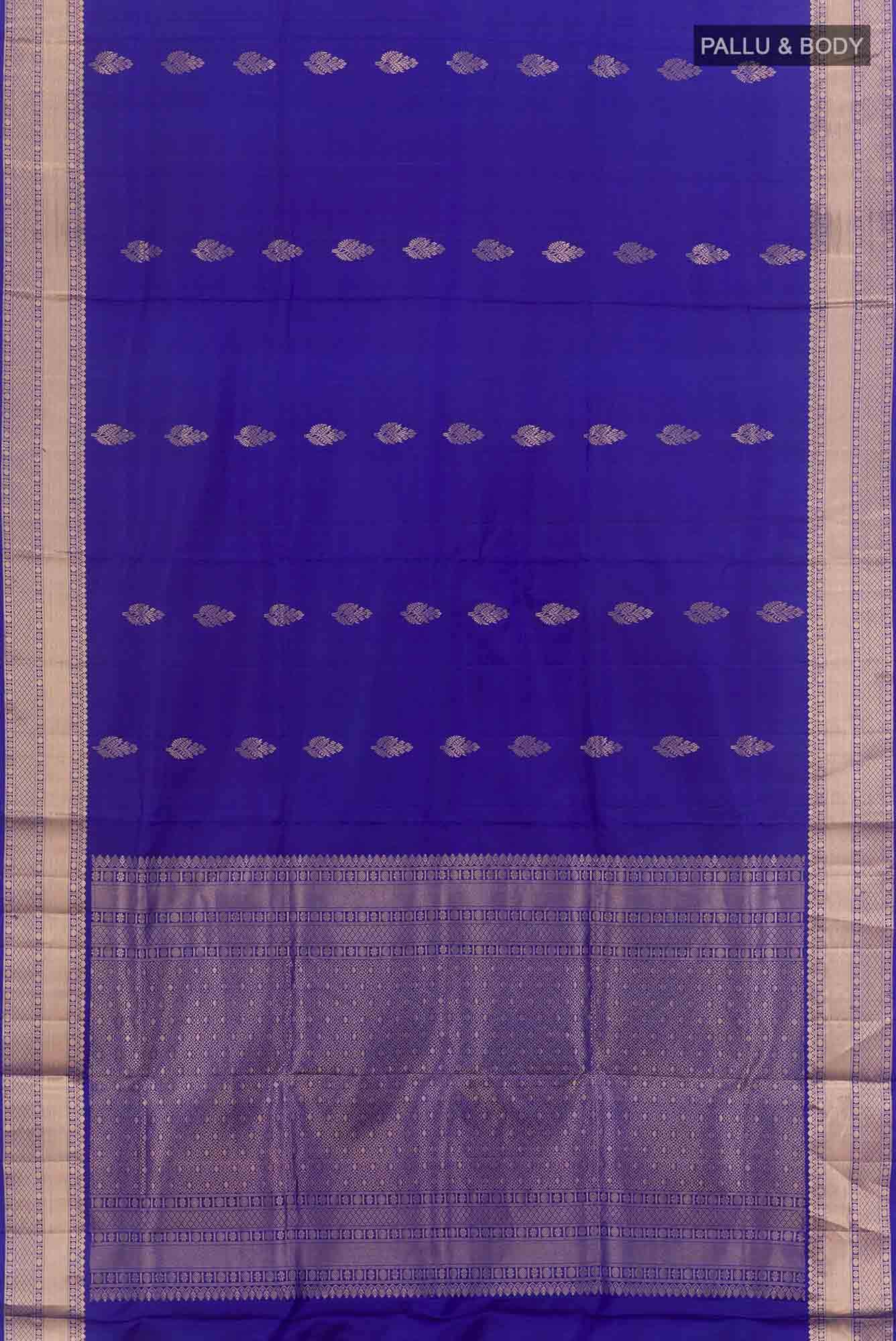 Royal Blue Soft Silk Saree