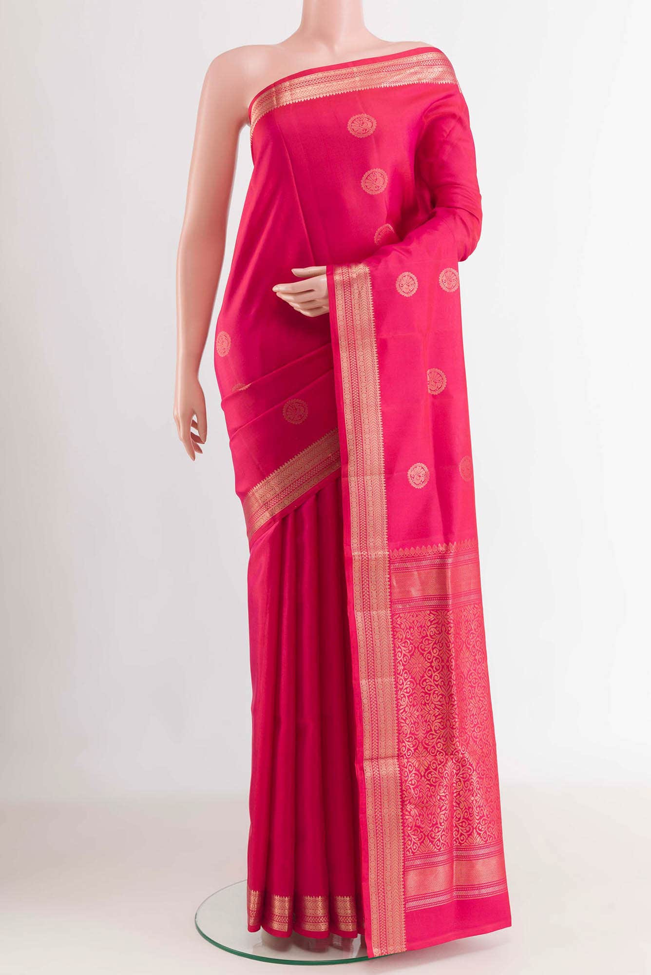 Pink Soft Silk Saree