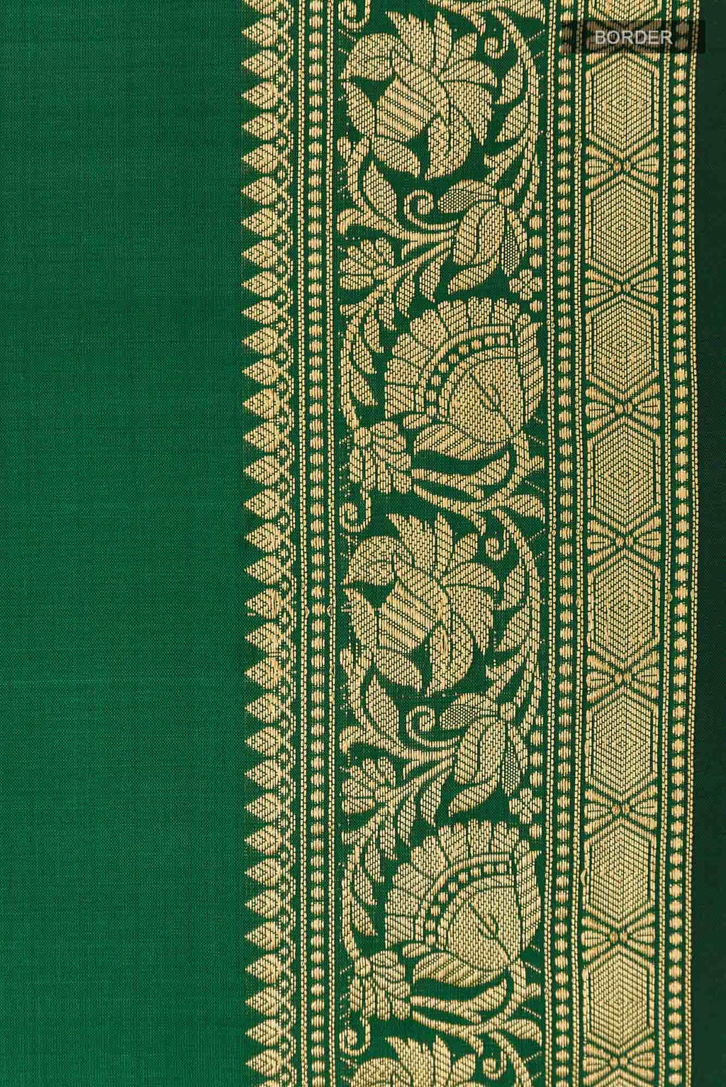 Green Banarasi Silk Saree