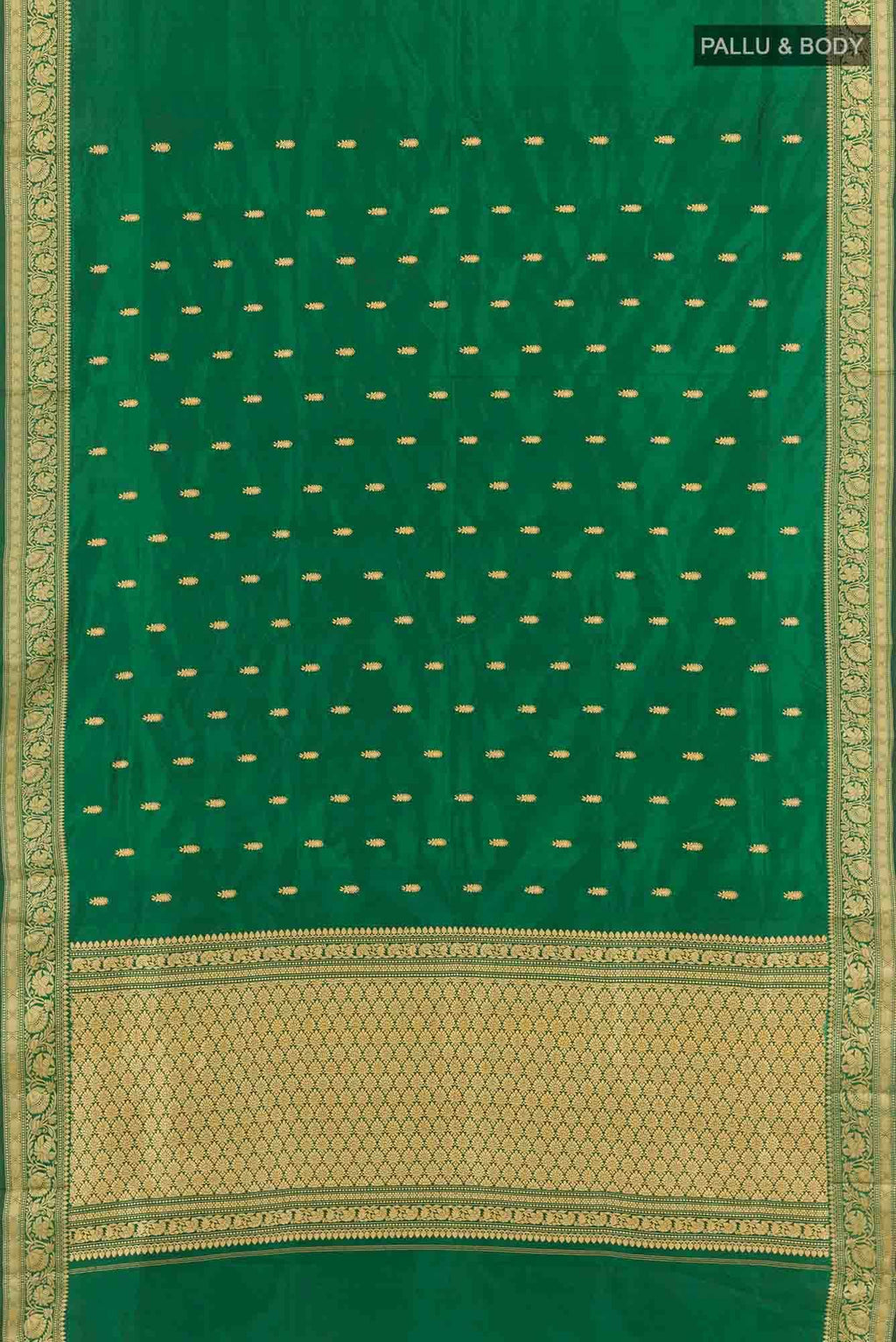Green Banarasi Silk Saree