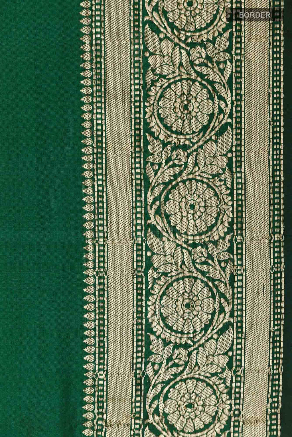 Green Banarasi Silk Saree